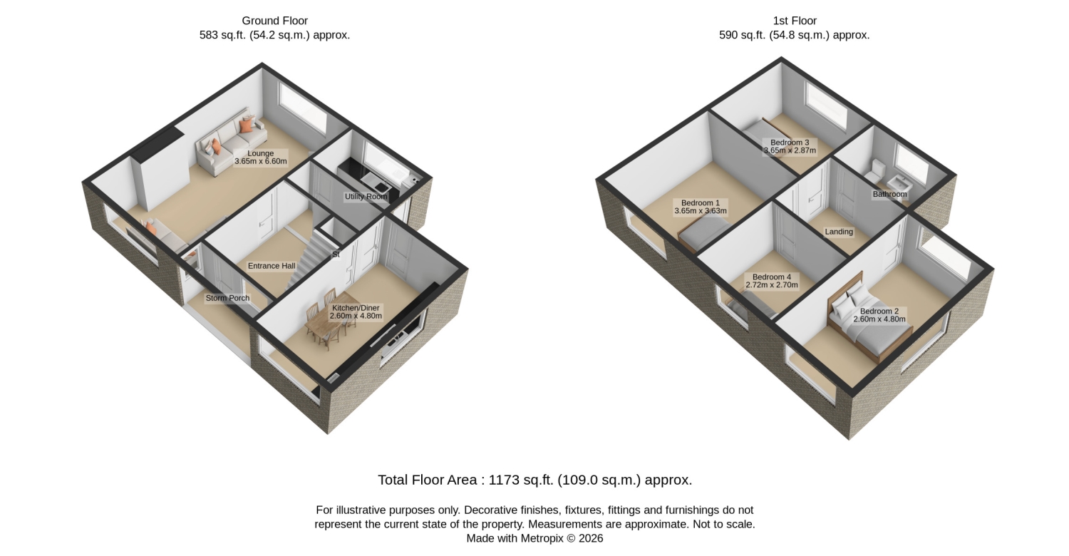 88, Laverock Lane, Brighouse floorplan