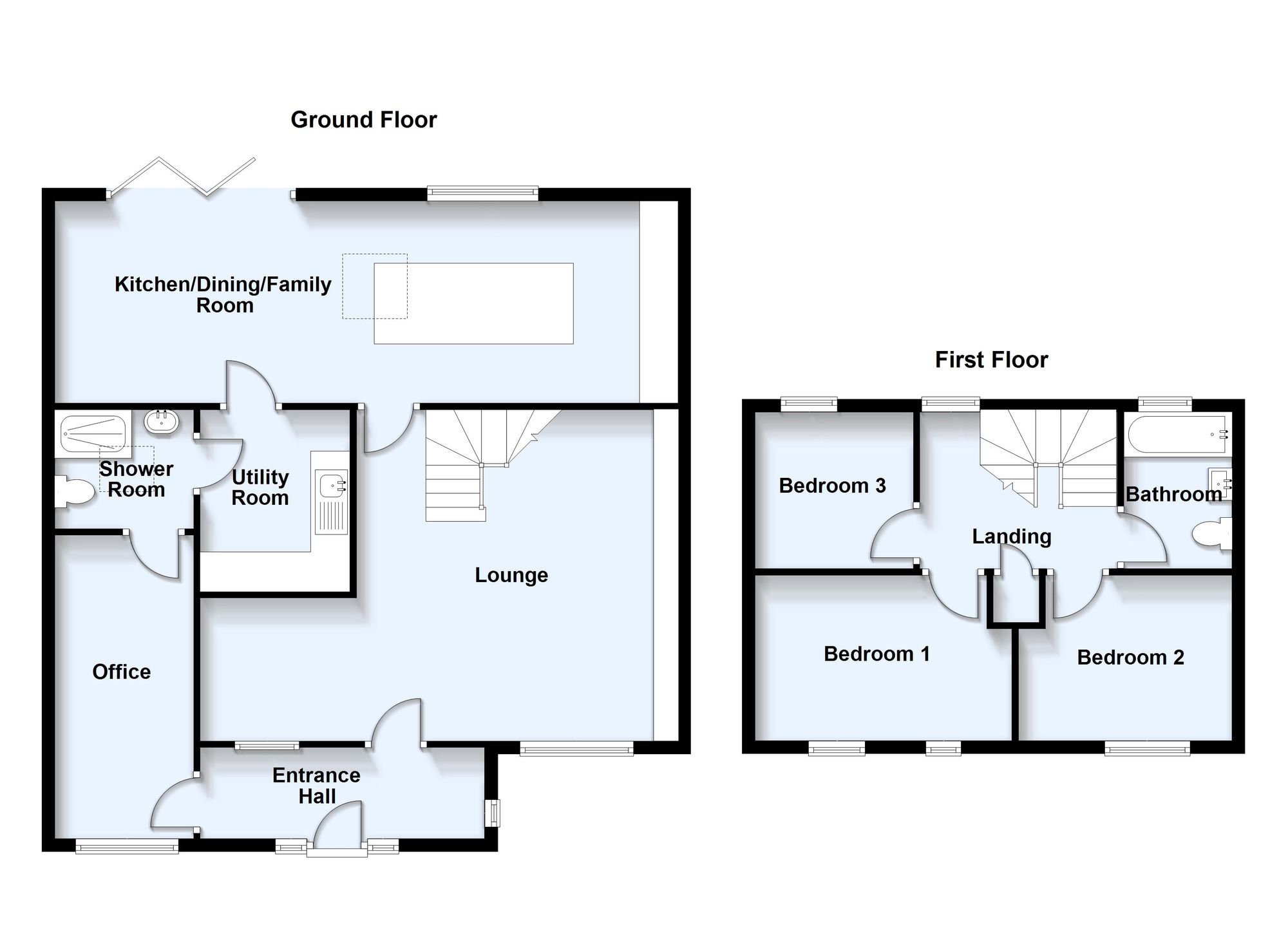 8 Adams Court, Milton Keynes floorplan