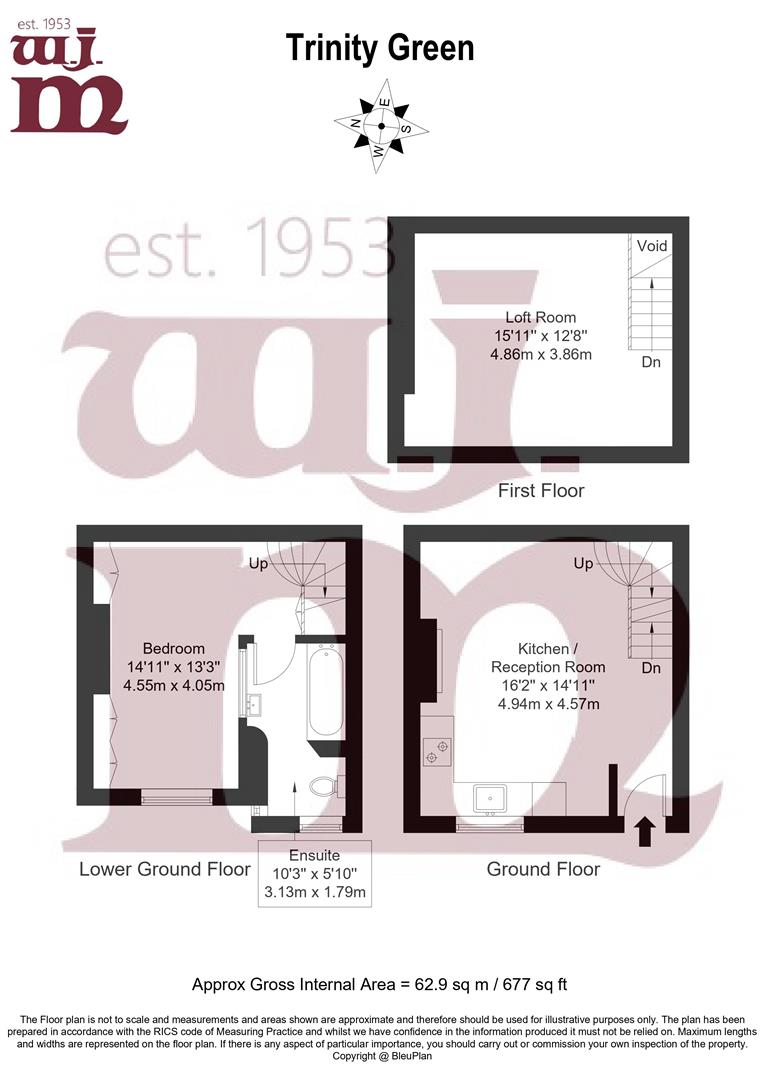 26, Trinity Green, Stepney floorplan
