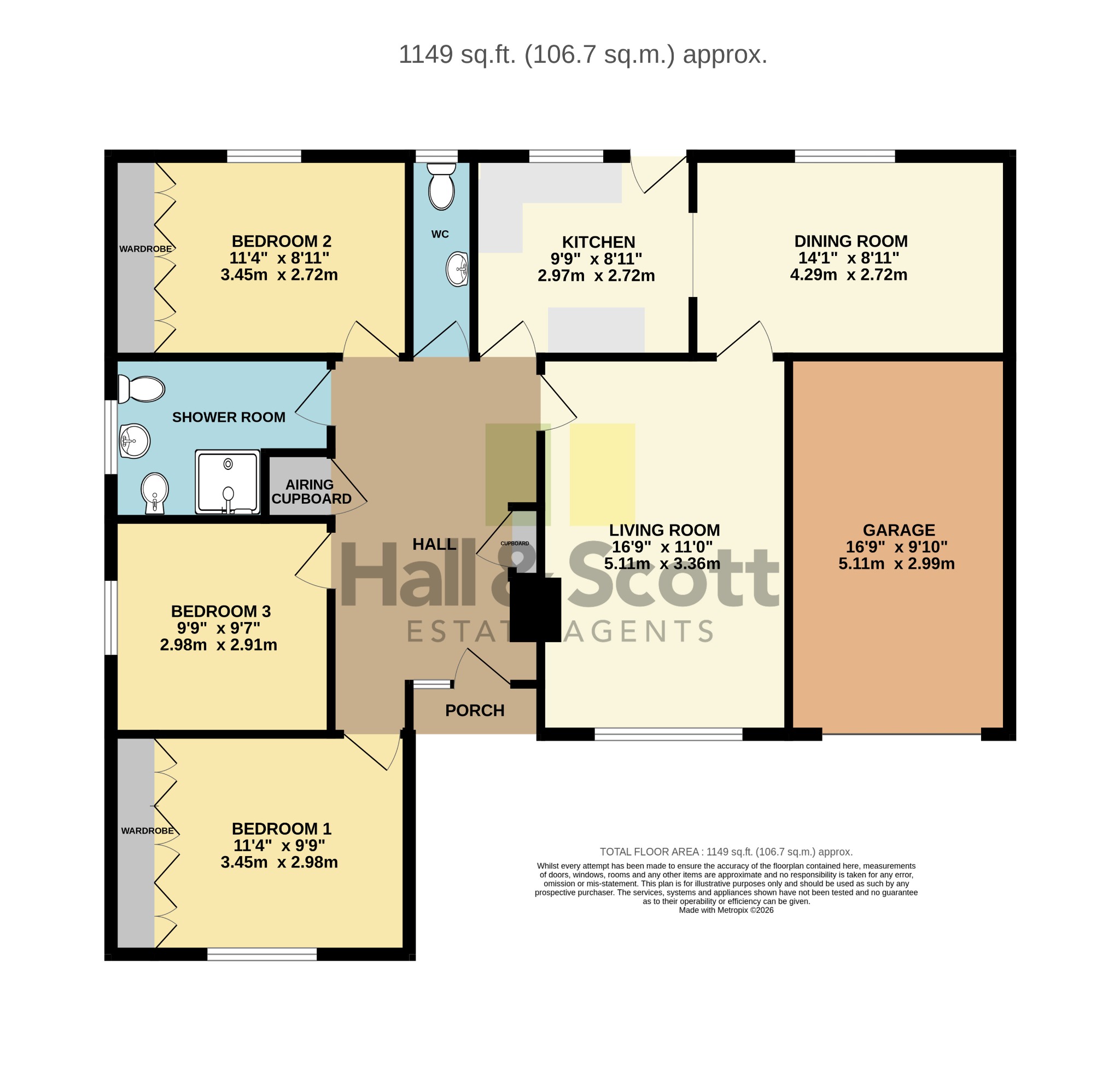 Colestocks Road, Honiton floorplan
