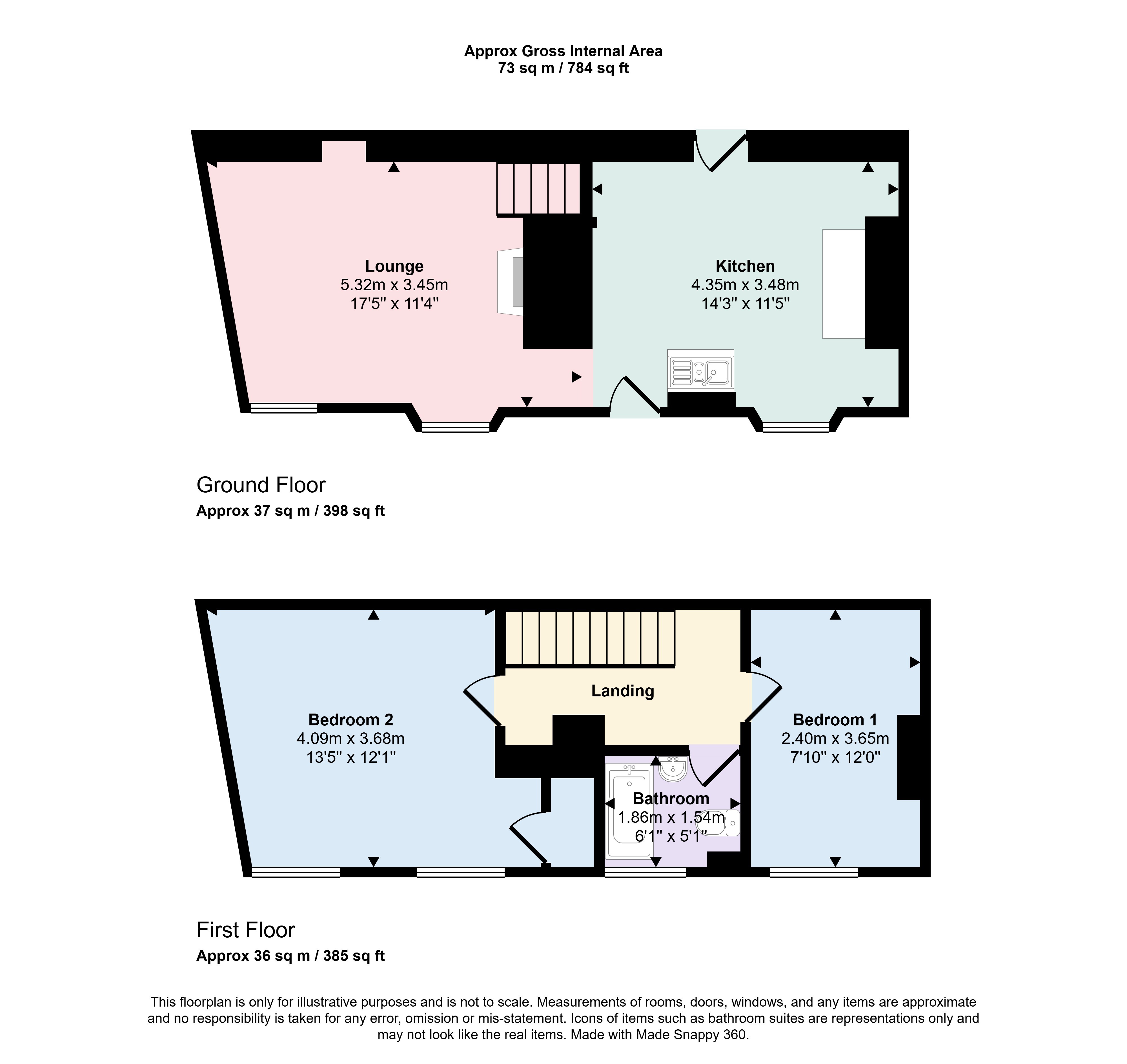 8, St Blazey Road, Cornwall floorplan