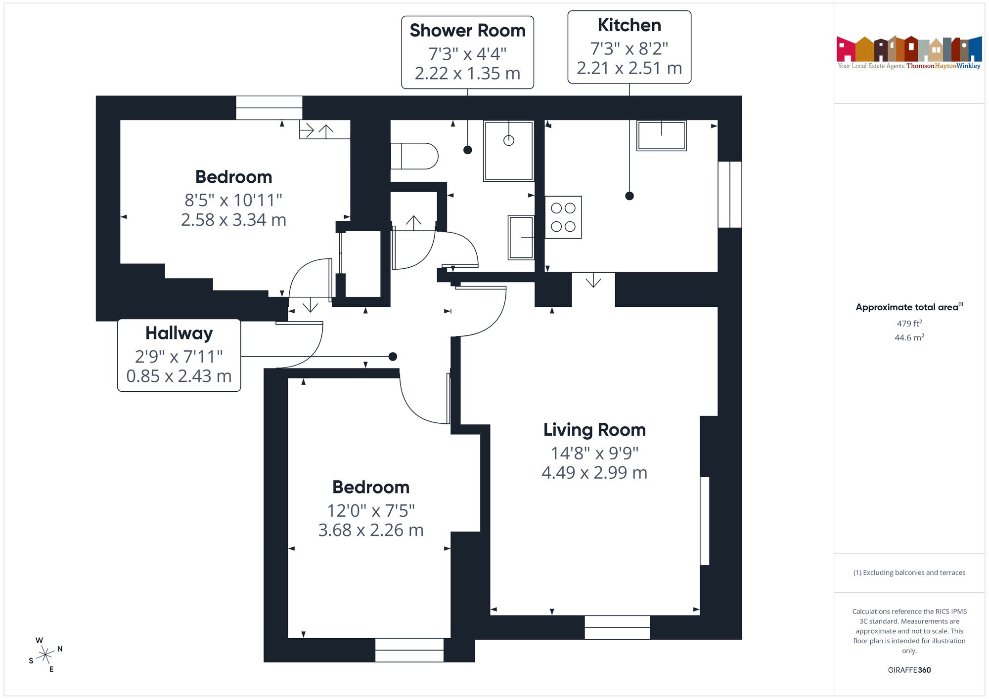 Flat 1, 36 Main Street, Carnforth floorplan
