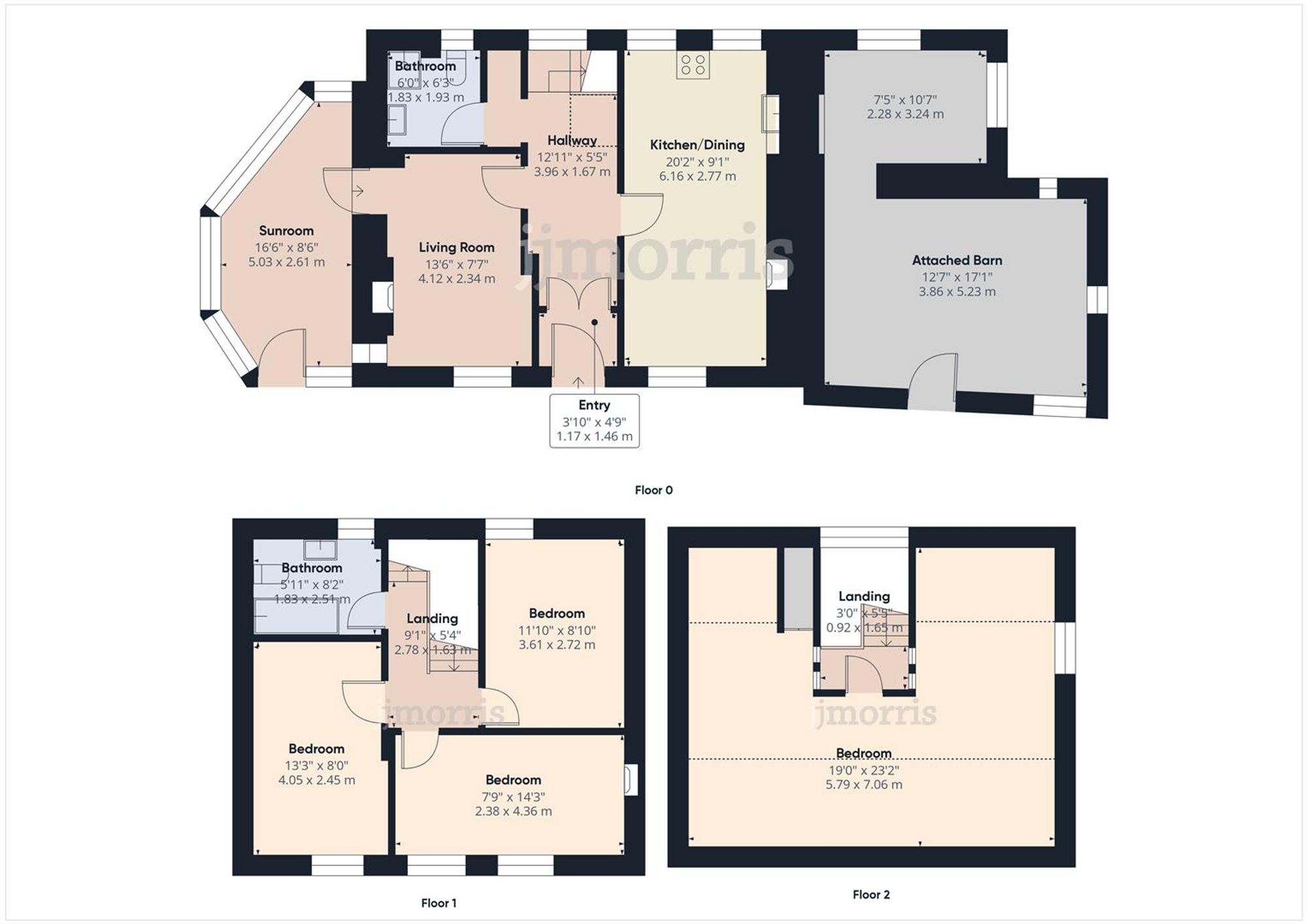 Felin Wen, Boncath floorplan