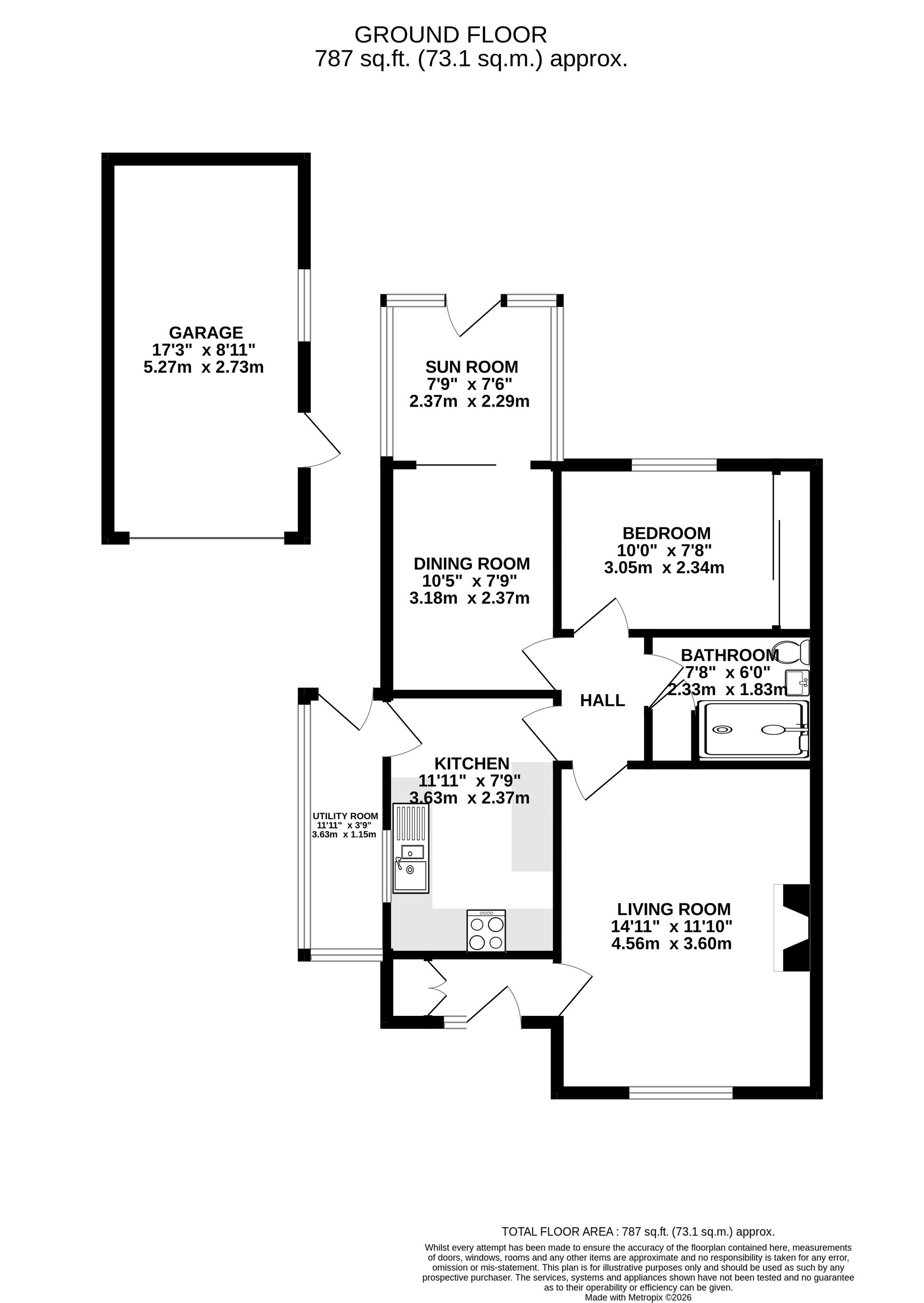 12 Richardson Close, Crewe floorplan
