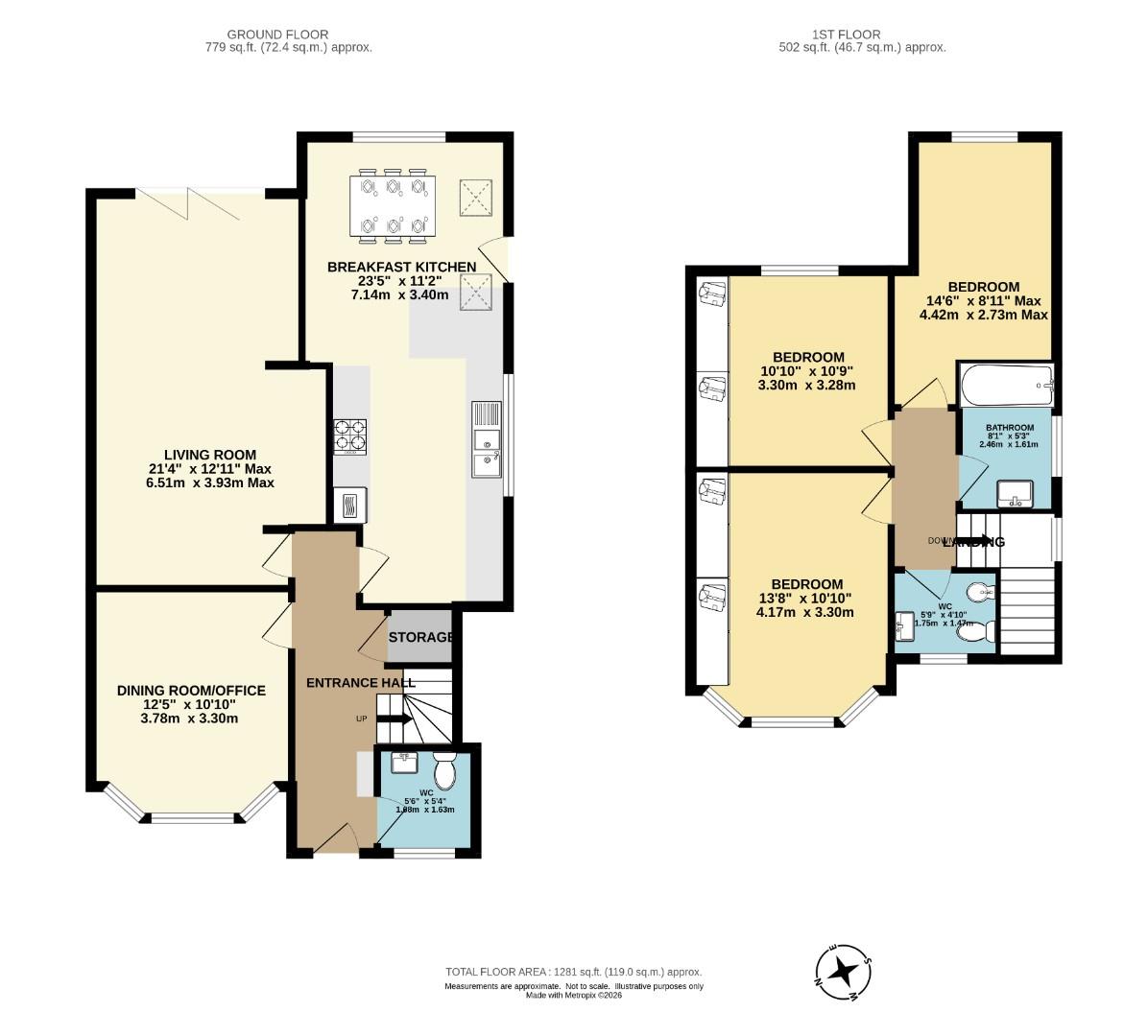 18, Whitehaven Gardens, Didsbury floorplan