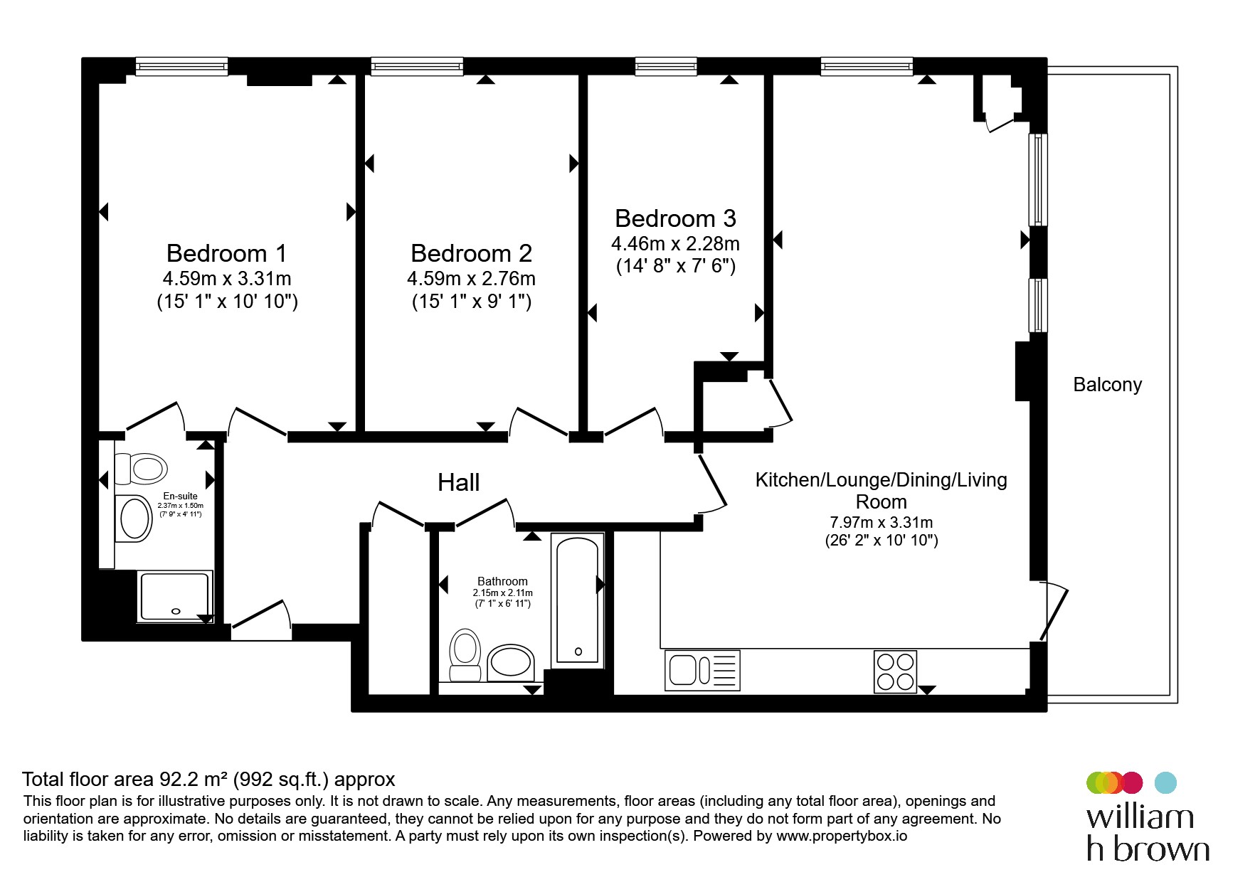 Flat 27, 212, Wharf Road, CHELMSFORD floorplan