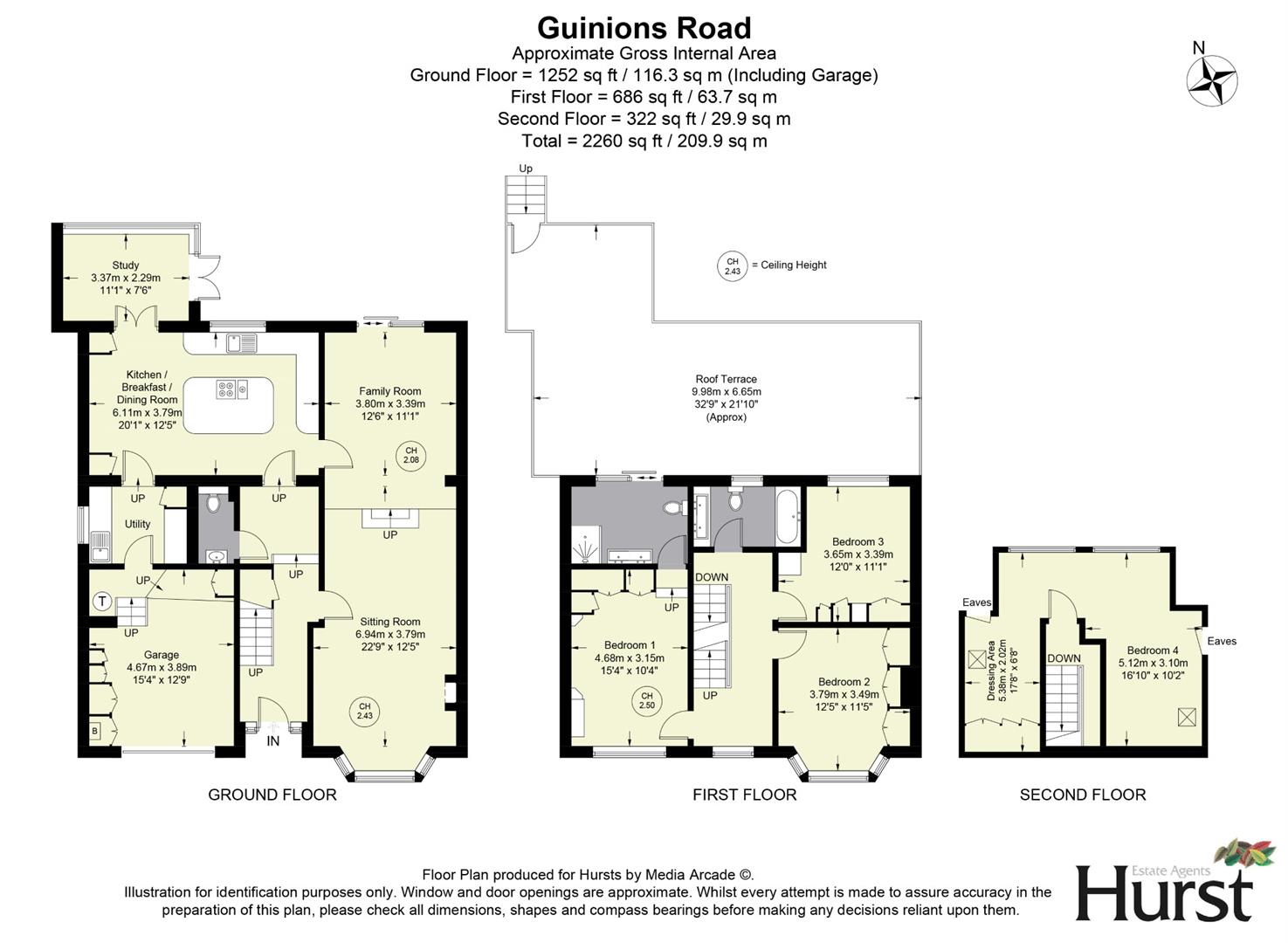 7, Guinions Road, High Wycombe floorplan
