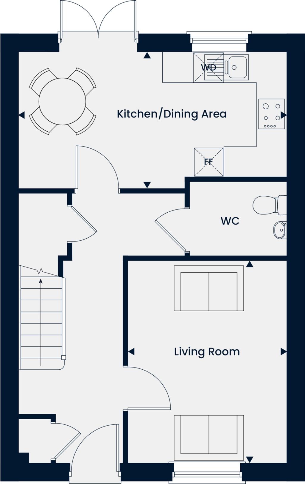 61, Rampton Road, Cottenham floorplan