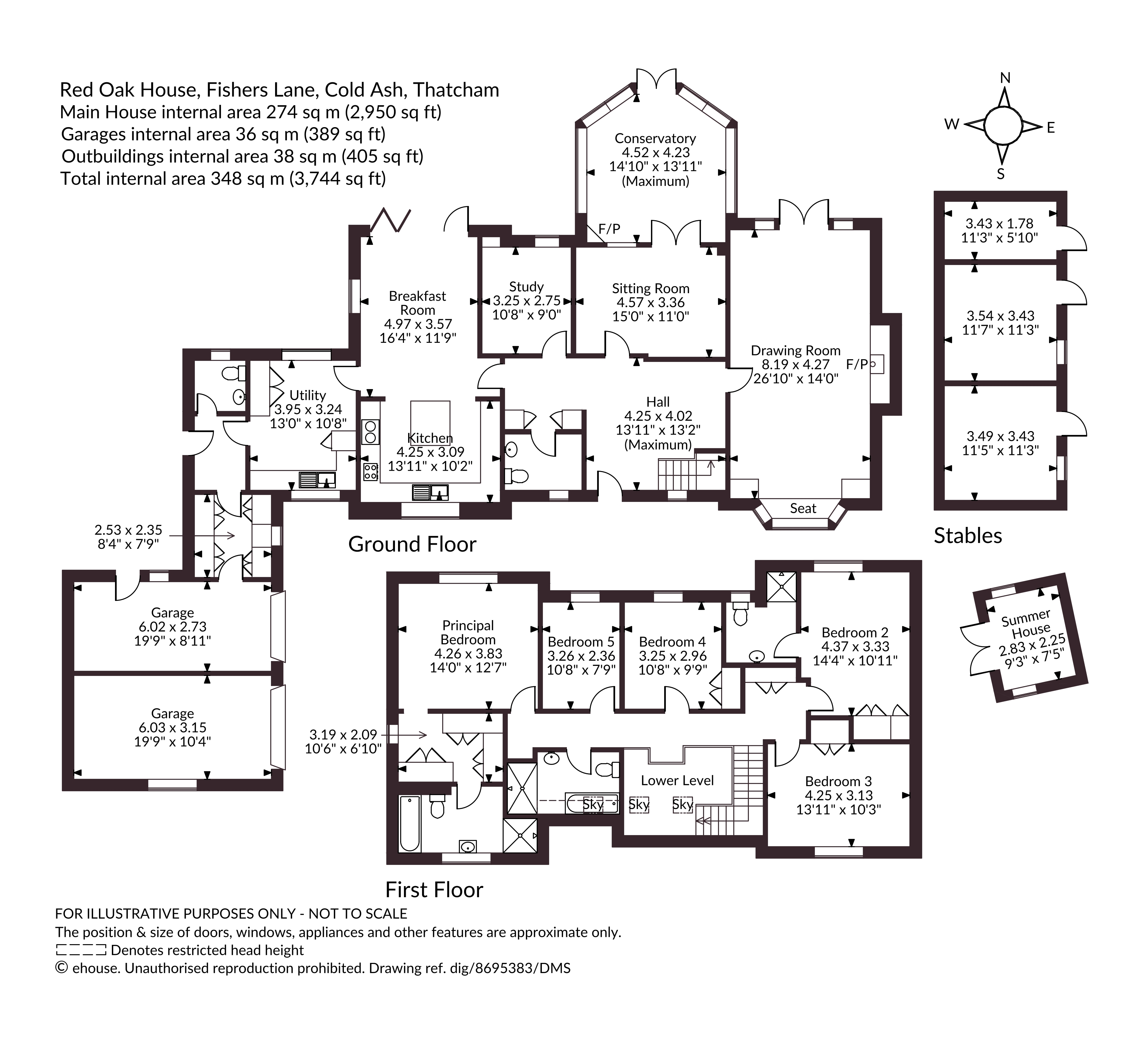 Red Oak House,, Fishers Lane, Thatcham floorplan