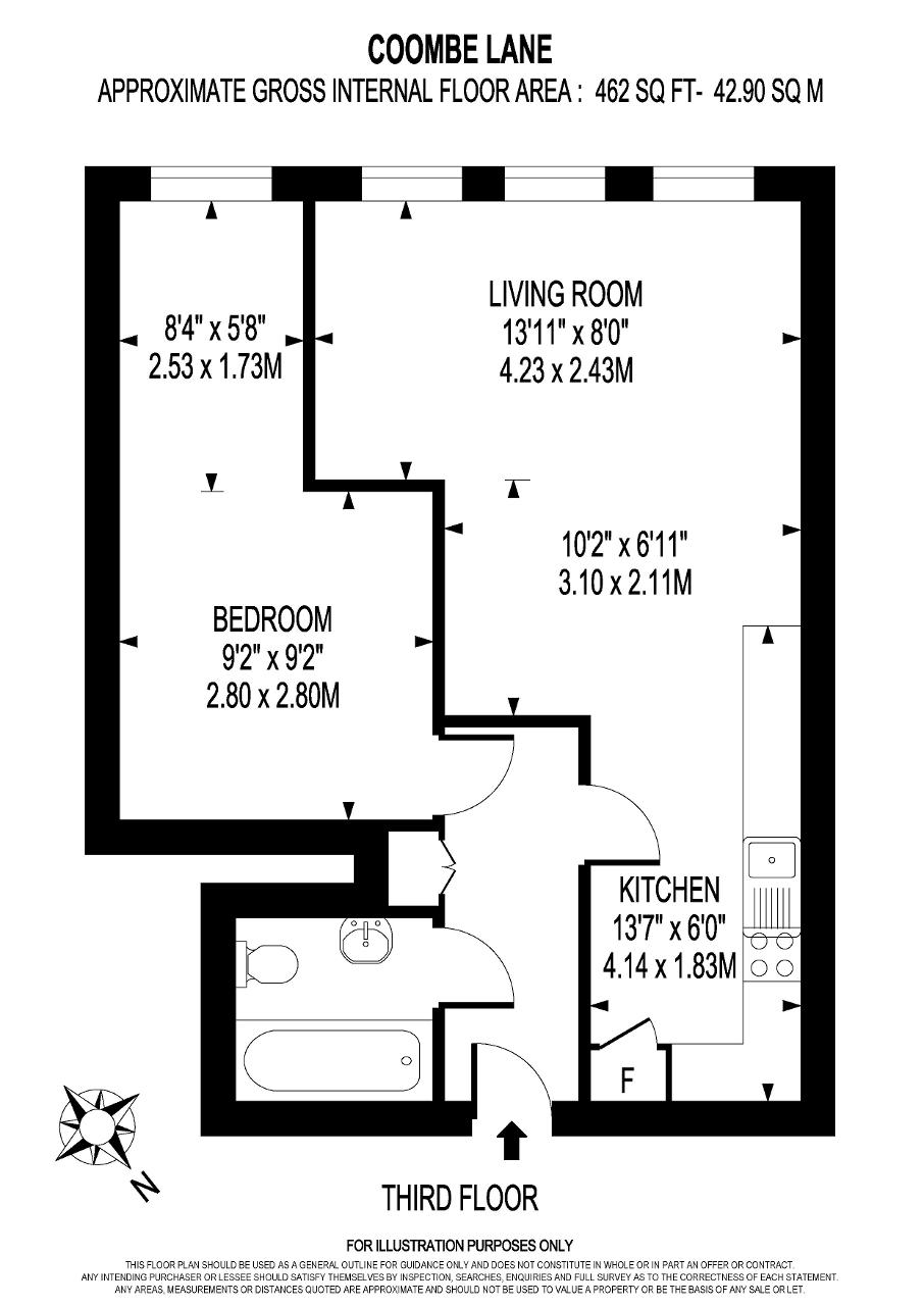 14, Coombe Lane, Raynes Park floorplan