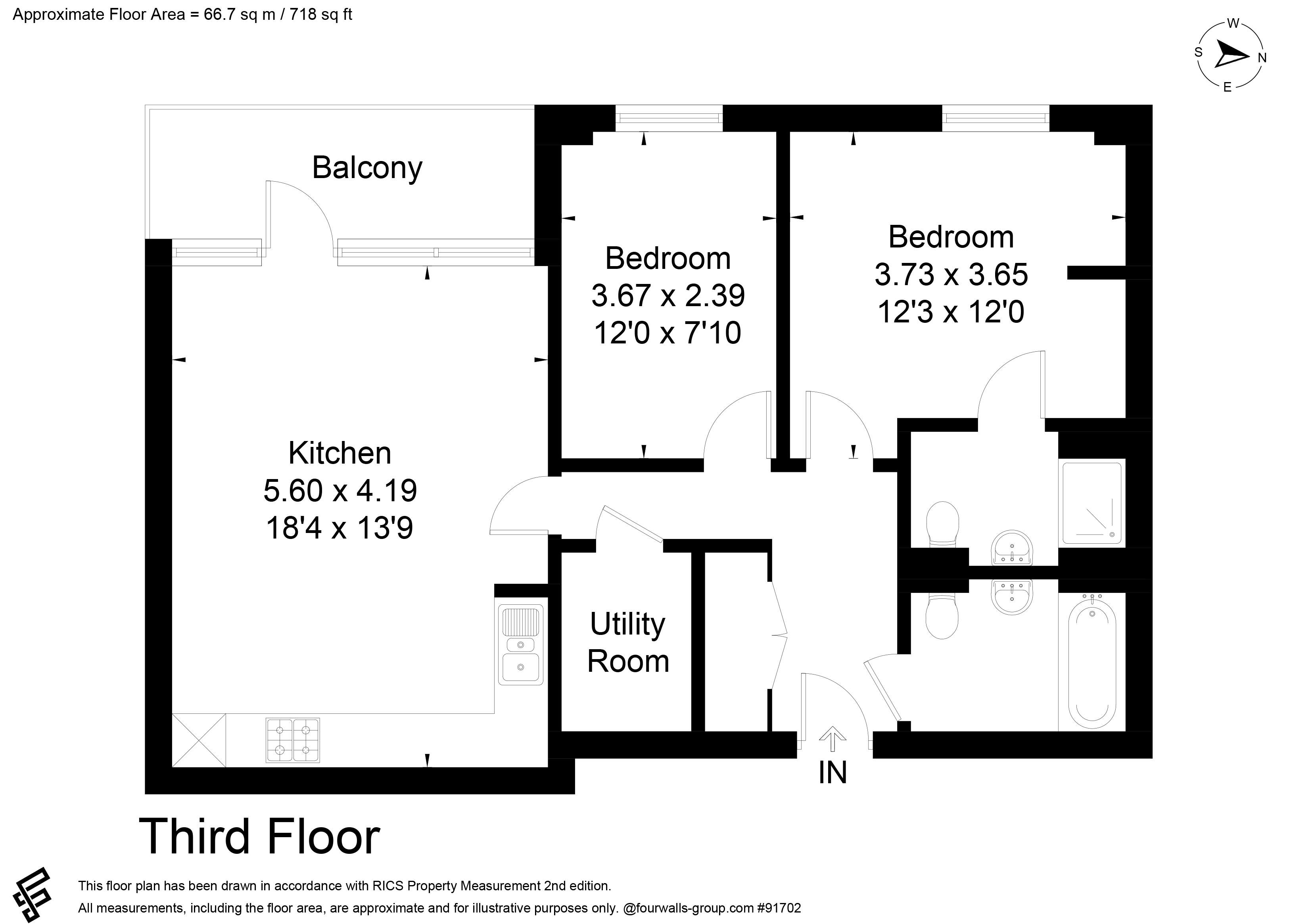 Goodwood Road, New Cross, London floorplan