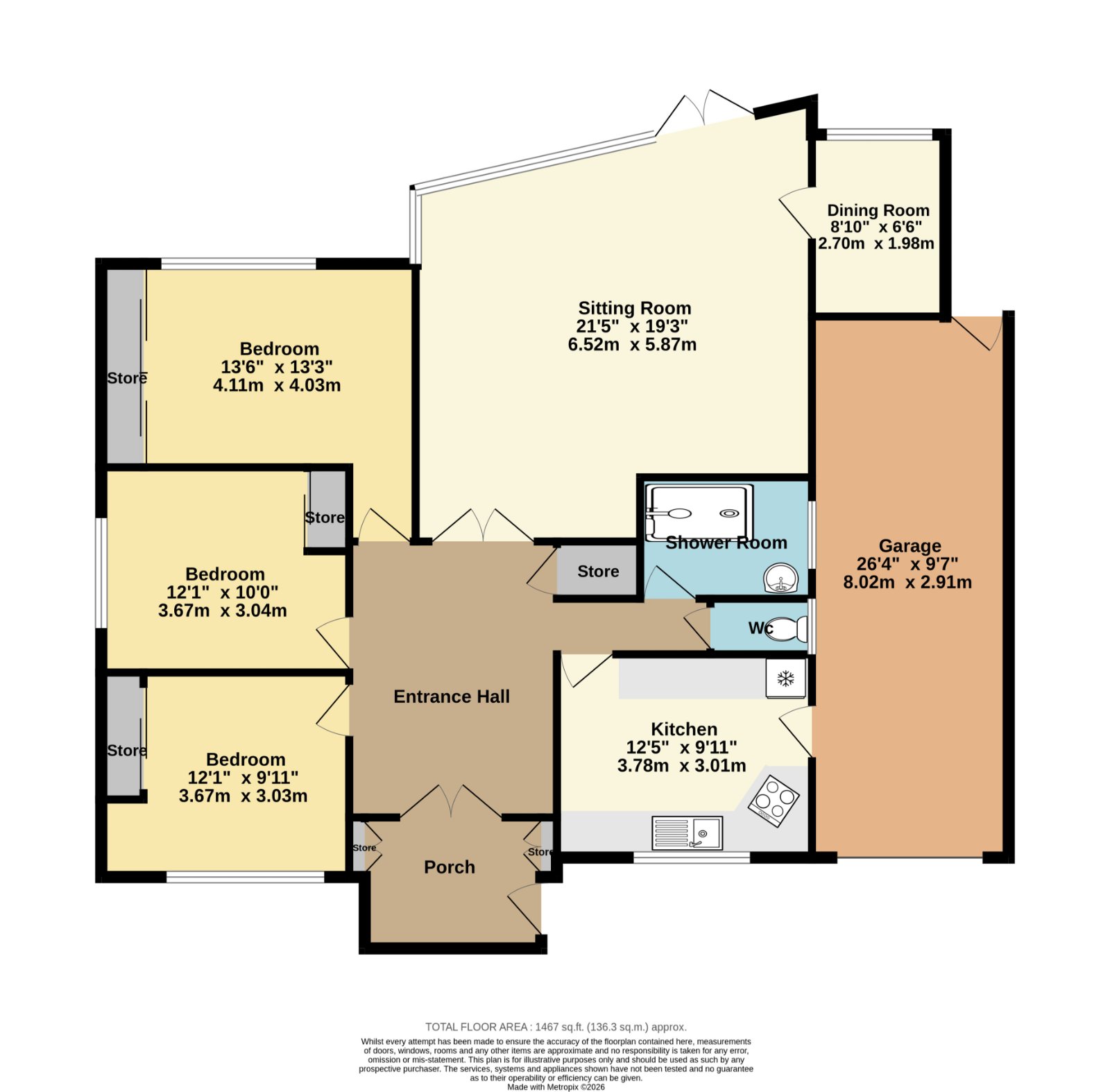 Cedar Wood,, Semaphore Road, Kent floorplan