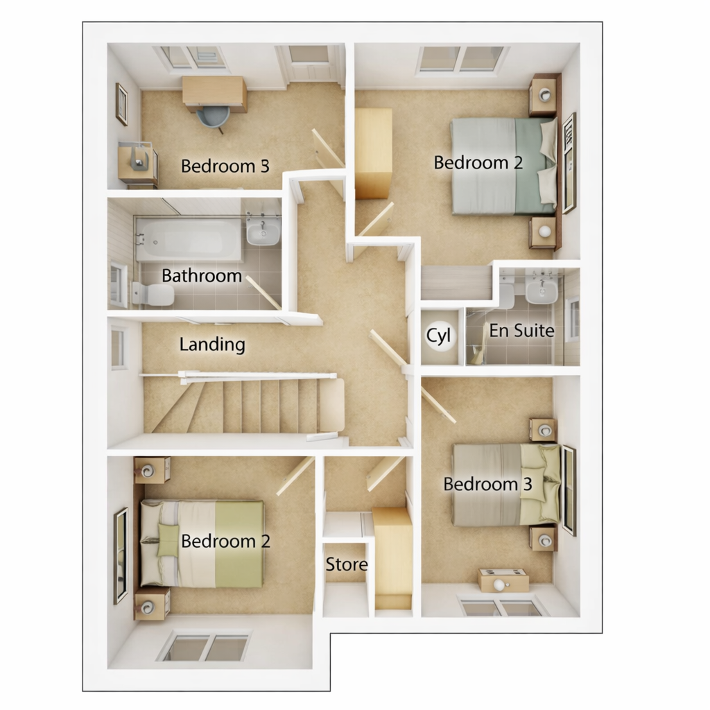 9 Cowan Avenue, Johnstone floorplan