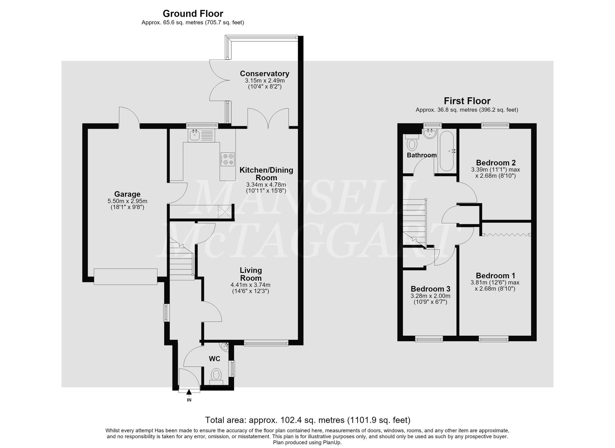 8 Lidsey Close, Crawley floorplan