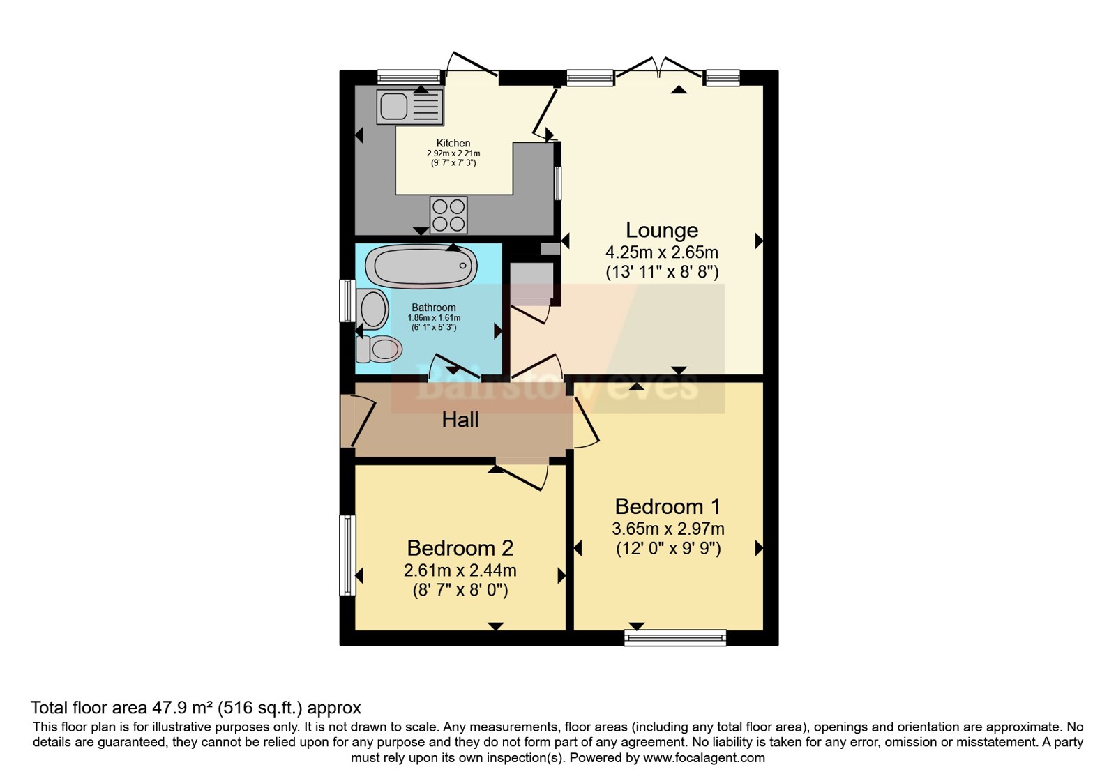 38, Heycroft Way, Colchester floorplan