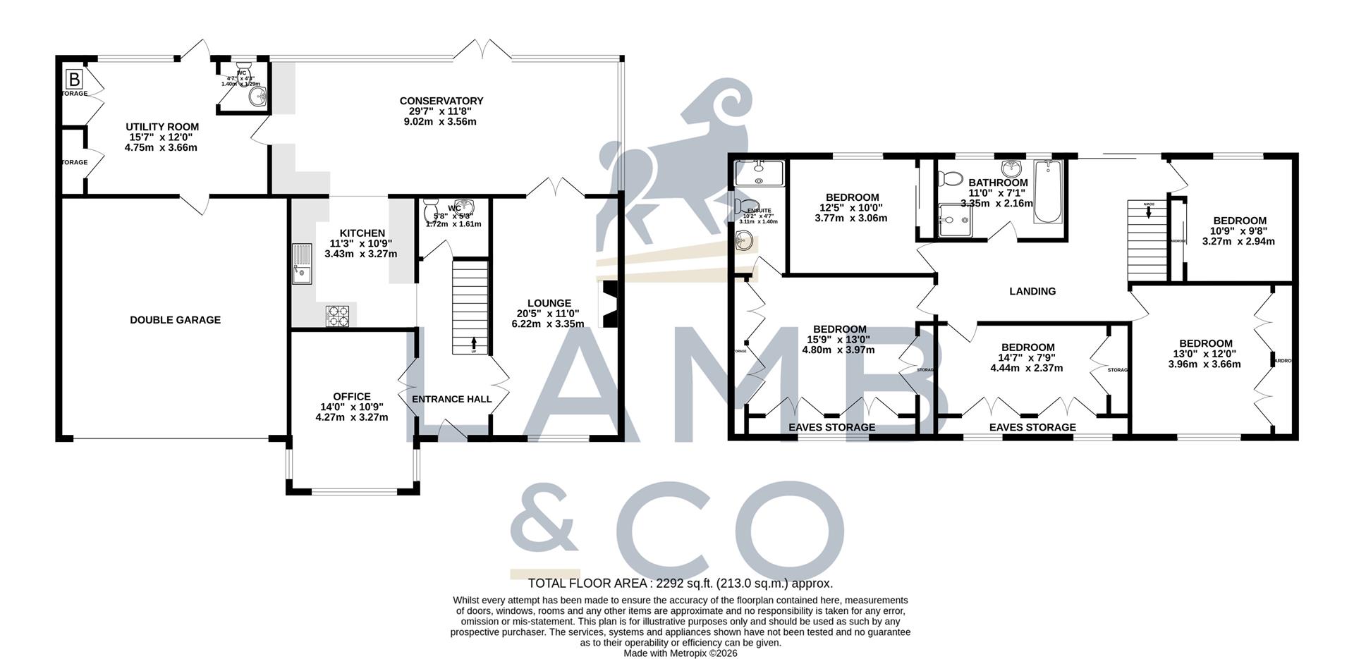 316, London Road, Little Clacton floorplan