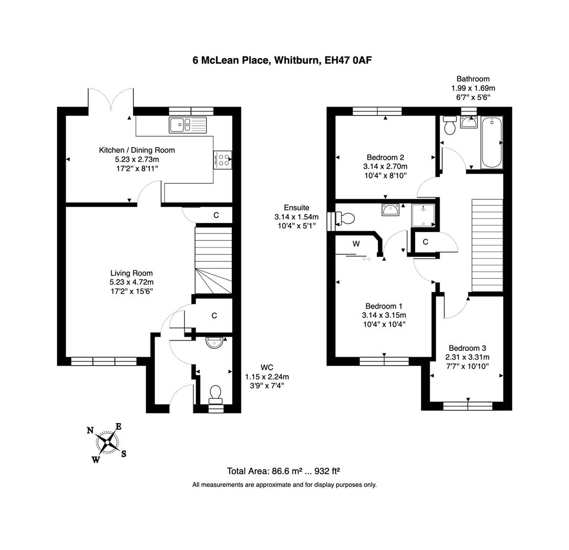 6, Mclean Place, Whitburn floorplan