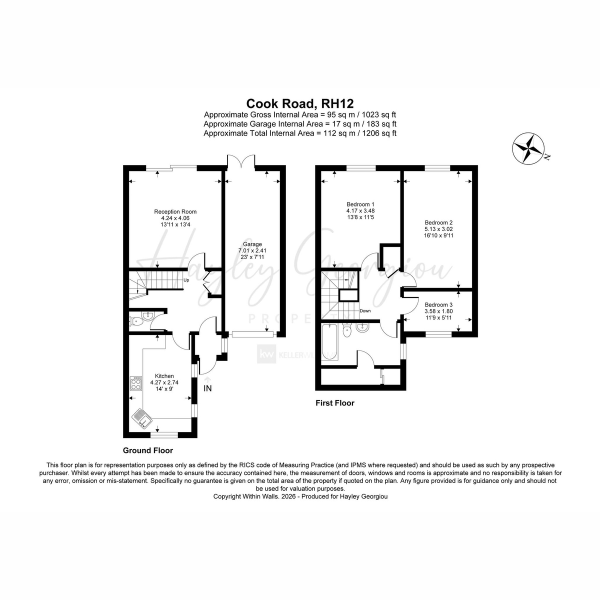 140, Cook Road, Horsham floorplan