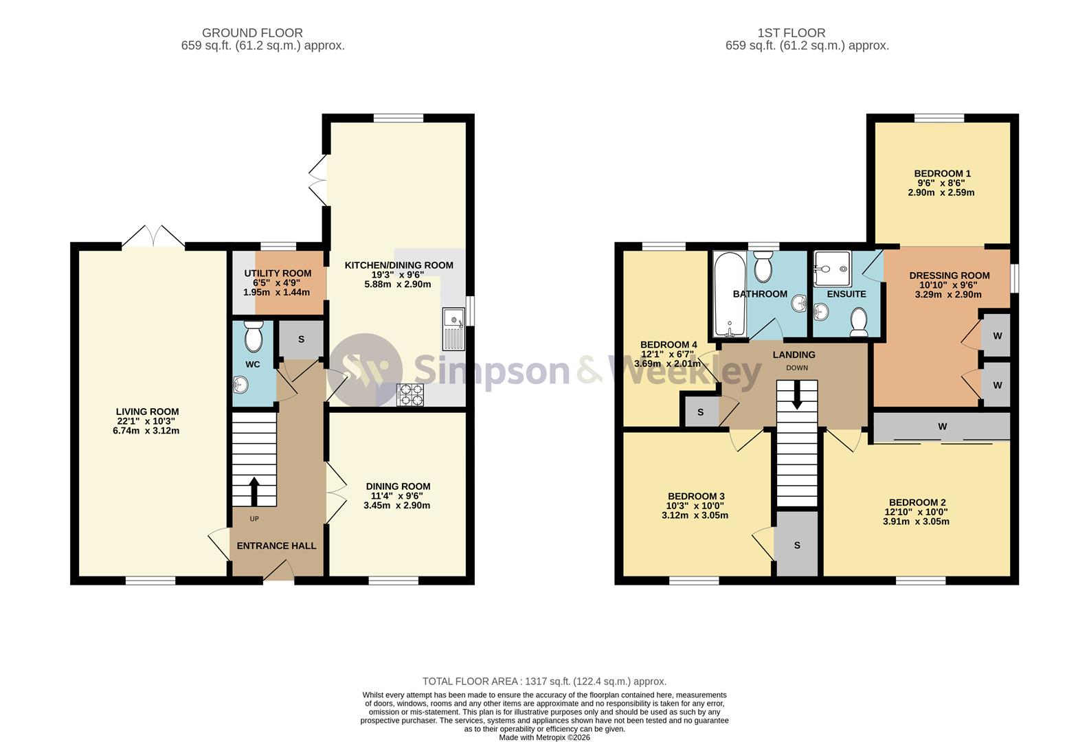 58, School Lane, Rushden floorplan