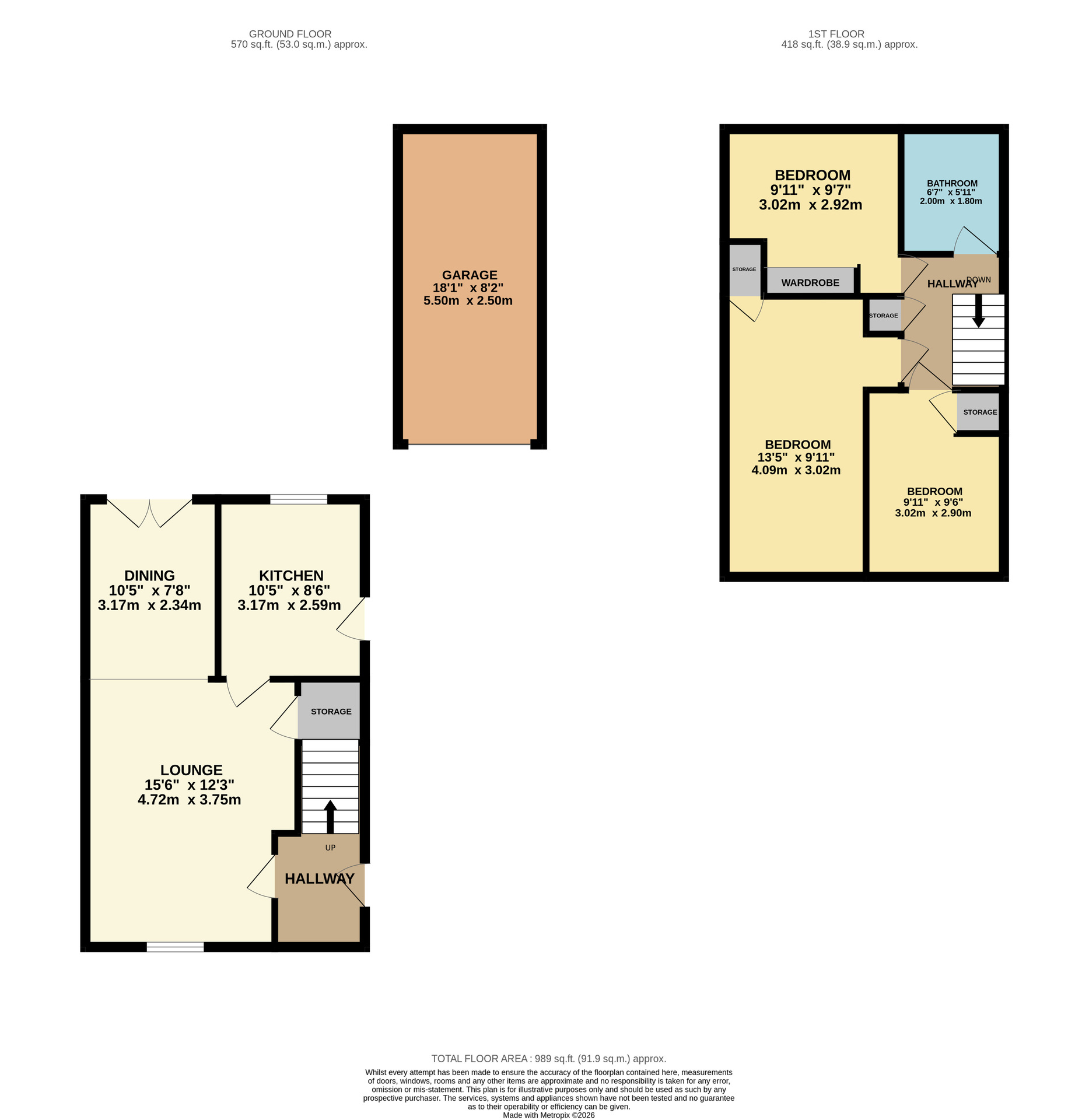 82 Bracadale Road, Glasgow floorplan