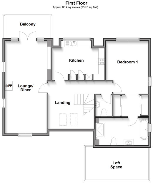 High Street Wouldham, Rochester floorplan