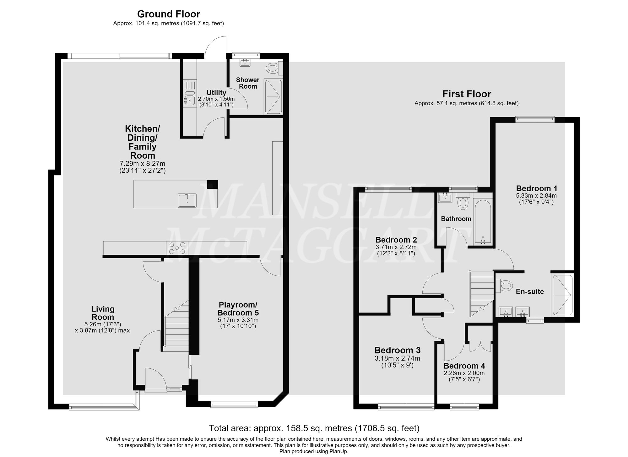 21 Hawarden Close, Crawley floorplan