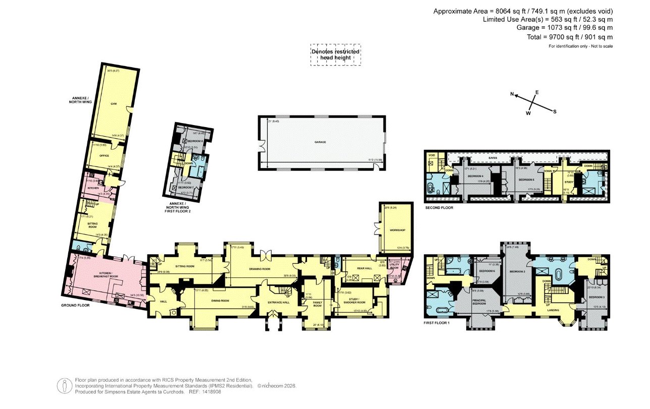 Rowbarns Grange,, Green Dene, Leatherhead floorplan