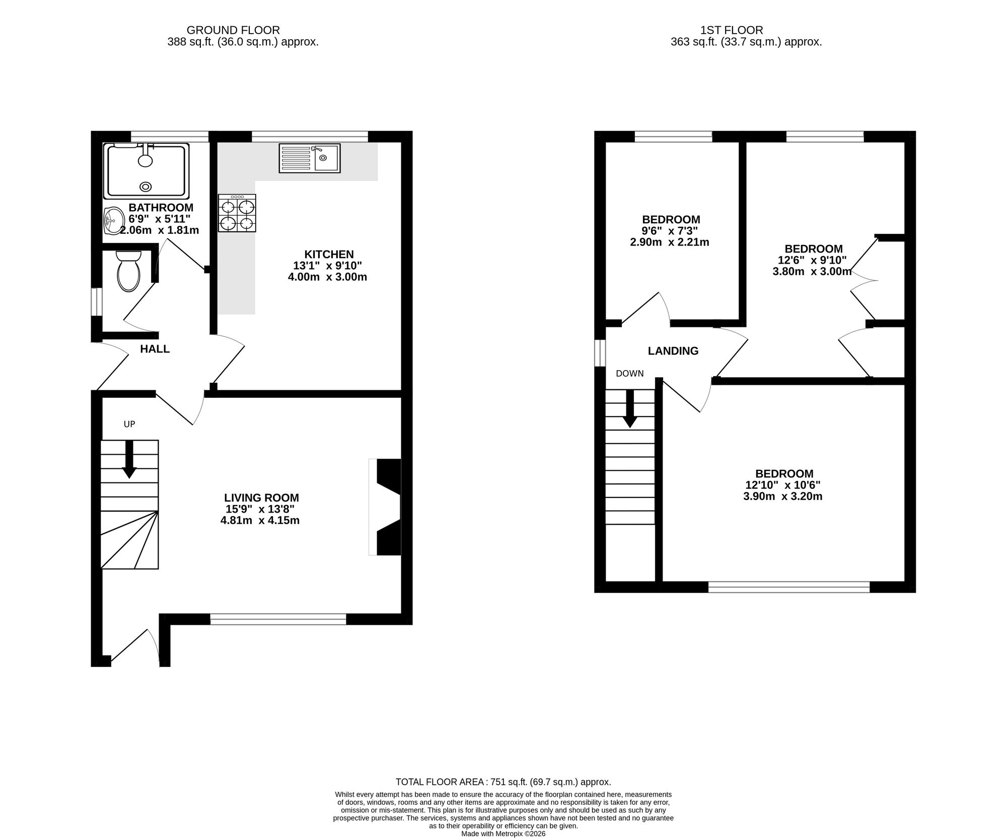 4 Mulcaster Avenue, Newport floorplan