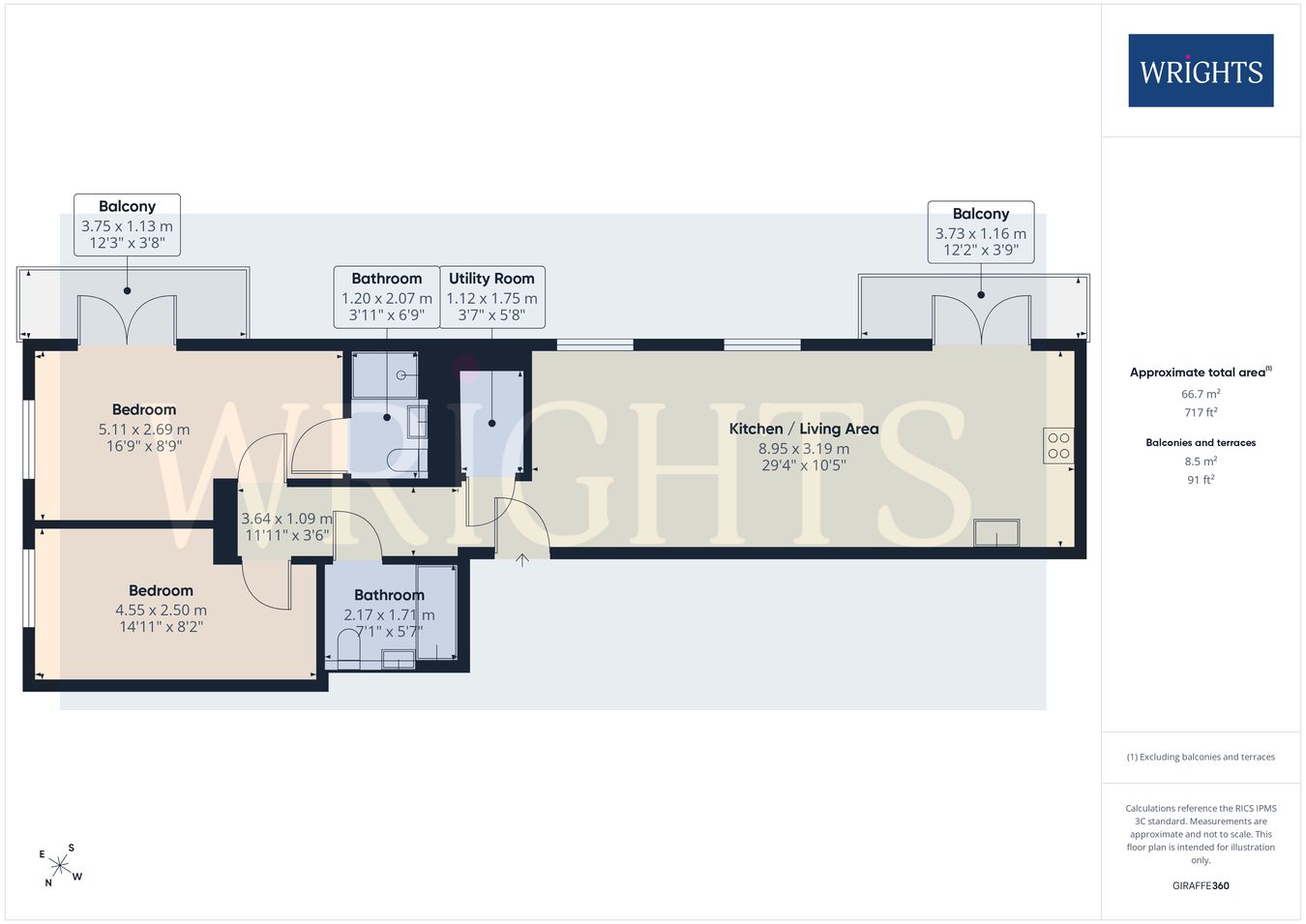 41 Duchess Court, Queens Avenue, Welwyn Garden City floorplan