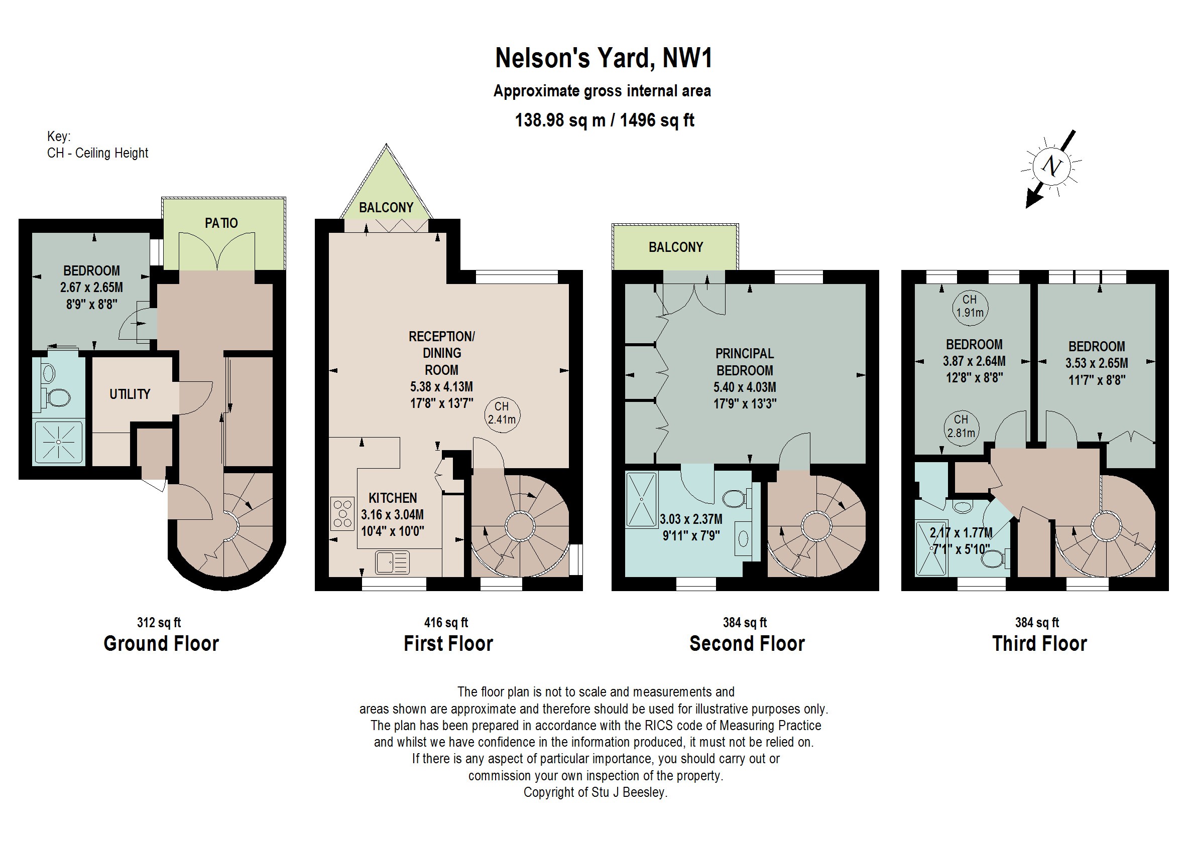 Nelsons Yard, London floorplan