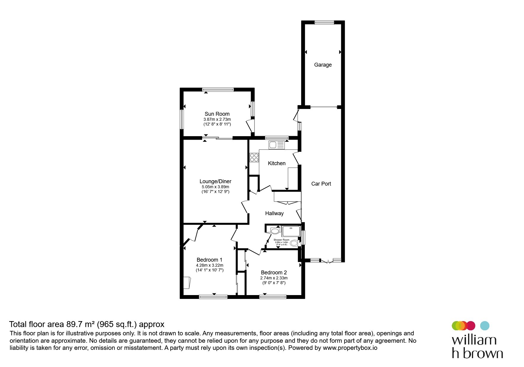 15, Warwick Road, Skegness floorplan