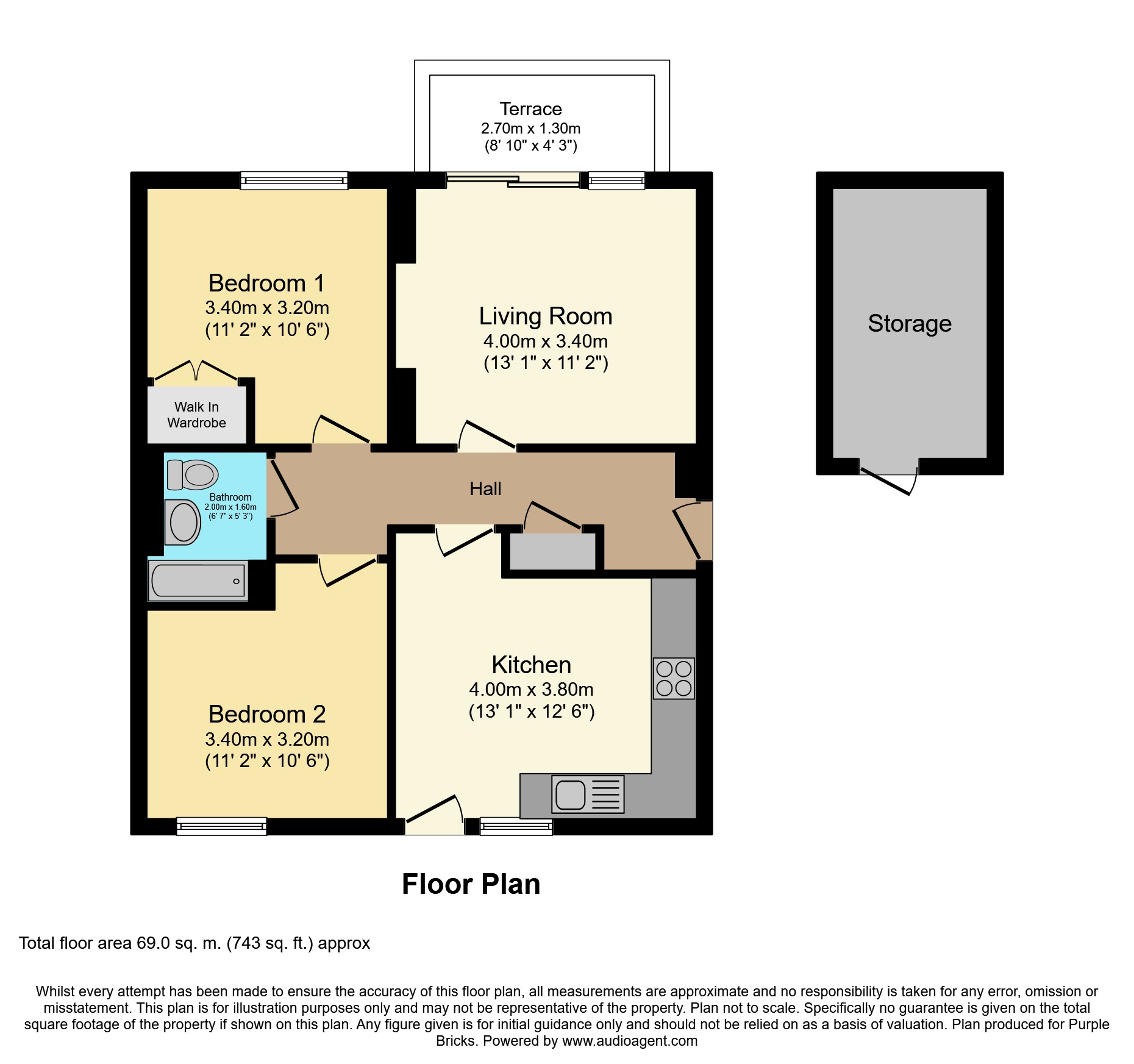 2 Bedrooms Flat for sale in 13 Waterway Avenue, Lewisham SE13