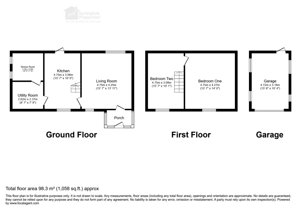 73, New Lane, Bolton floorplan