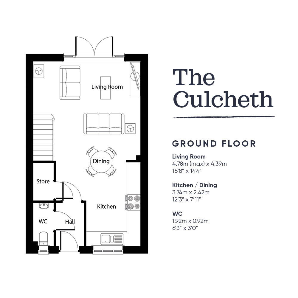 Plot 8 The Culcheth,, Centurion Park, Thornton-Cleveleys floorplan
