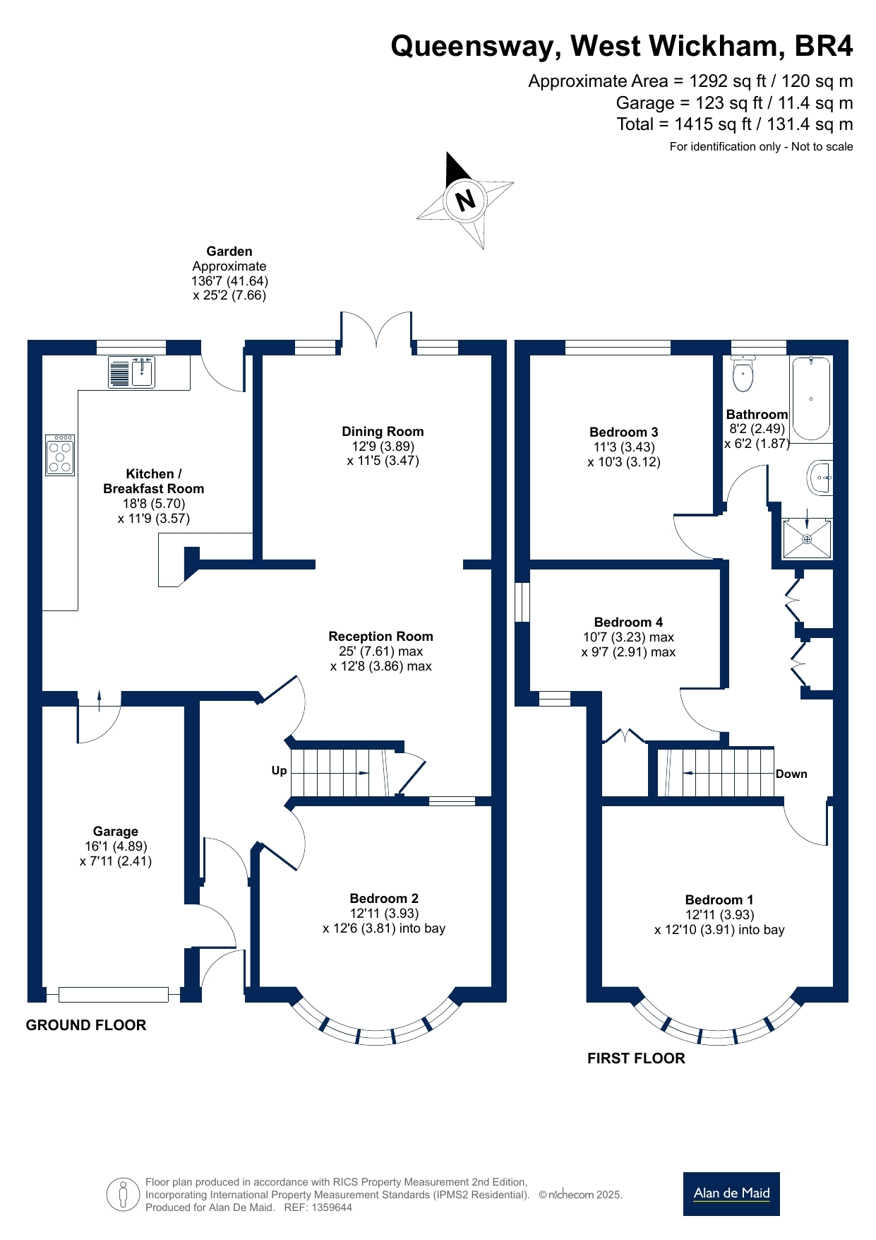 113, Queensway, West Wickham floorplan
