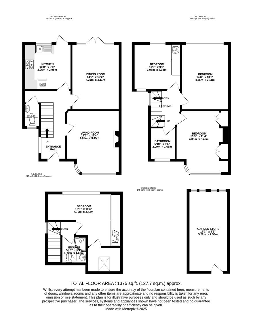 5, Woodlands Road, Hertford floorplan