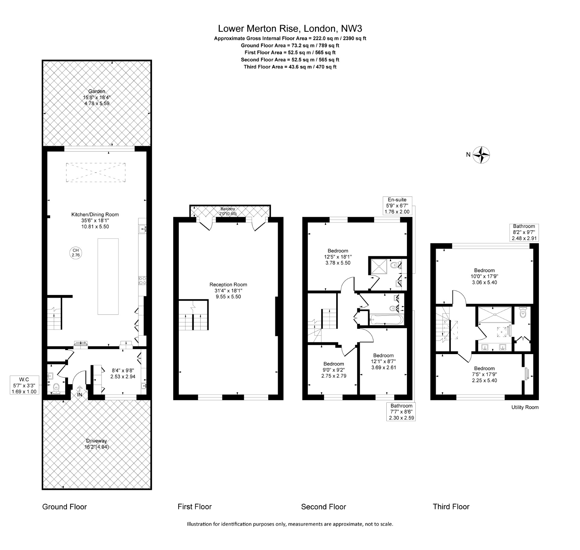 24, Lower Merton Rise, Primrose Hill floorplan