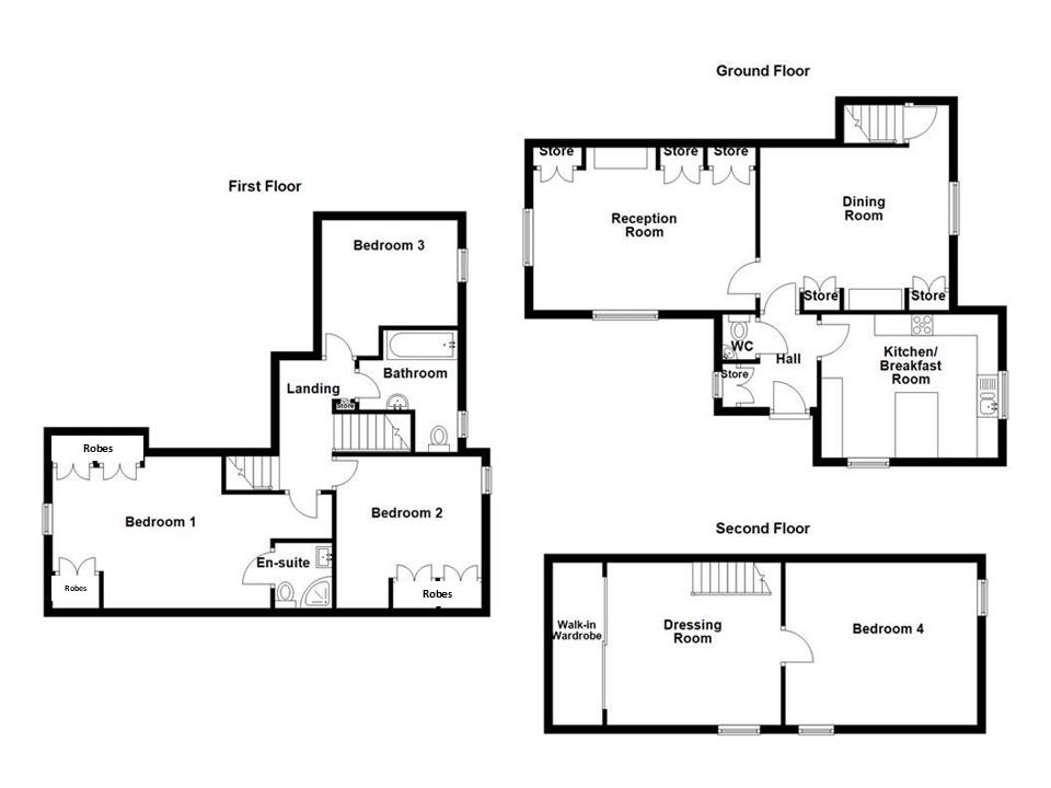 Ashworth Hall Farmhouse, Ashworth Road, Ashworth Fold, Rochdale floorplan