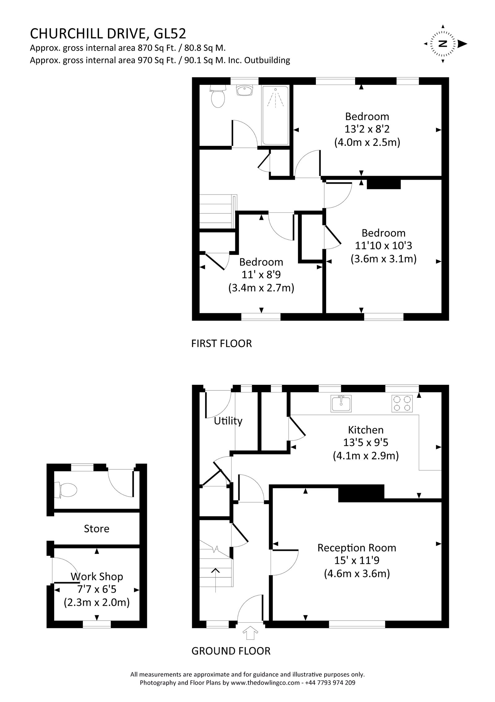 12, Churchill Drive, Cheltenham floorplan