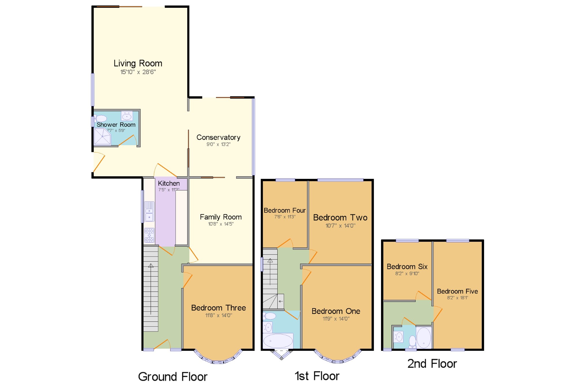 6 Bedrooms Semi-detached house for sale in Stockingstone Road, Luton, Bedfordshire LU2