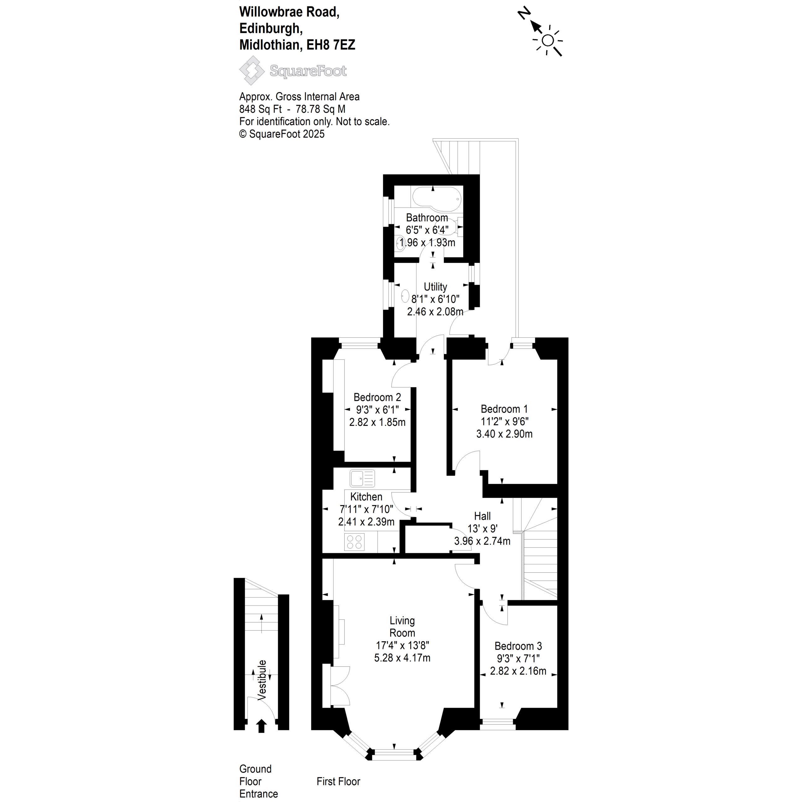 79, Willowbrae Road, Edinburgh floorplan