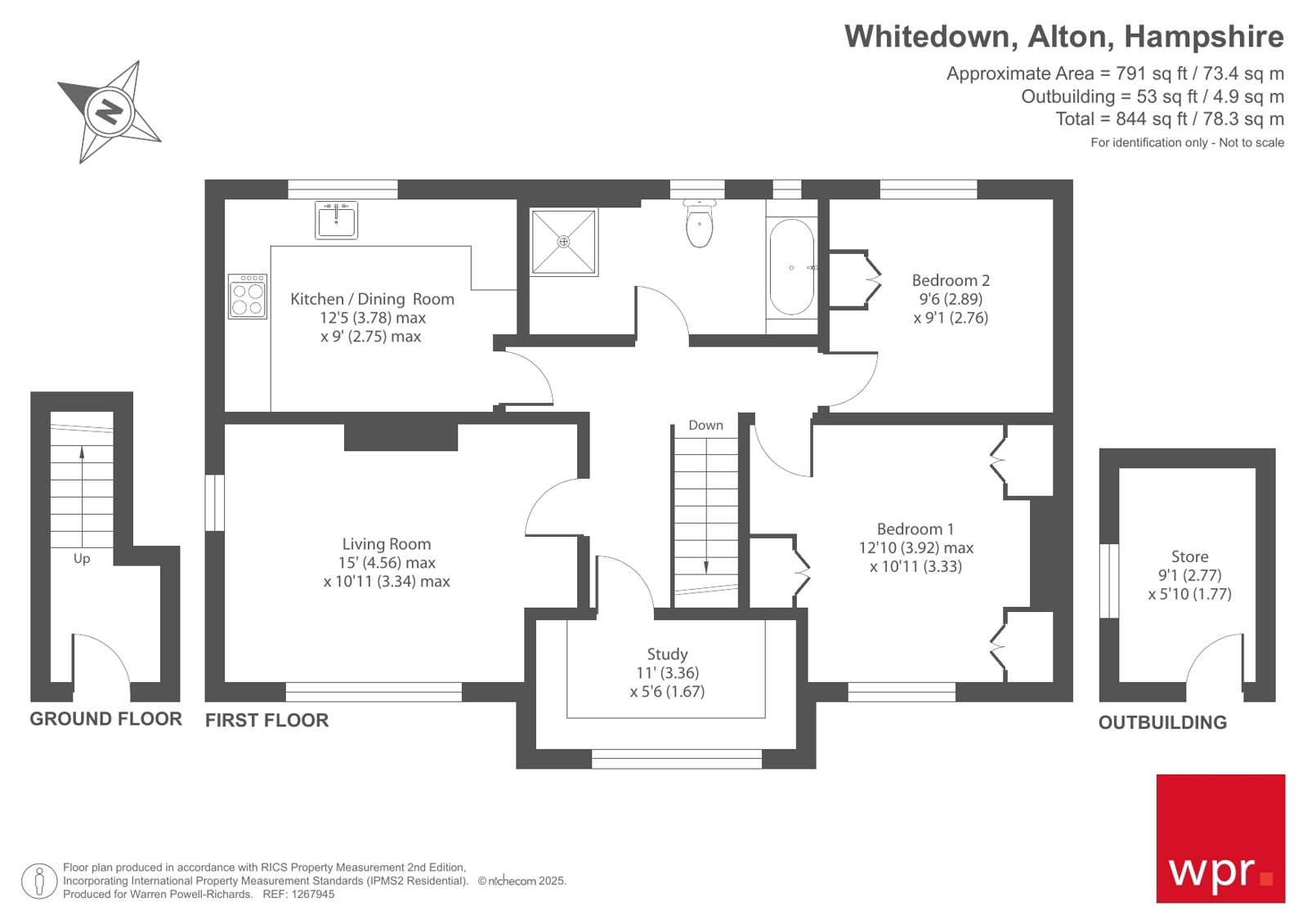 52, Whitedown, Hampshire floorplan
