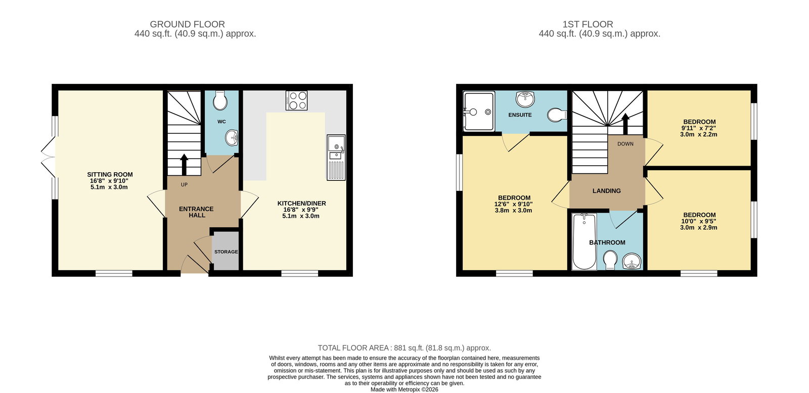 4, Ploughfield Close, Upton-upon-Severn floorplan