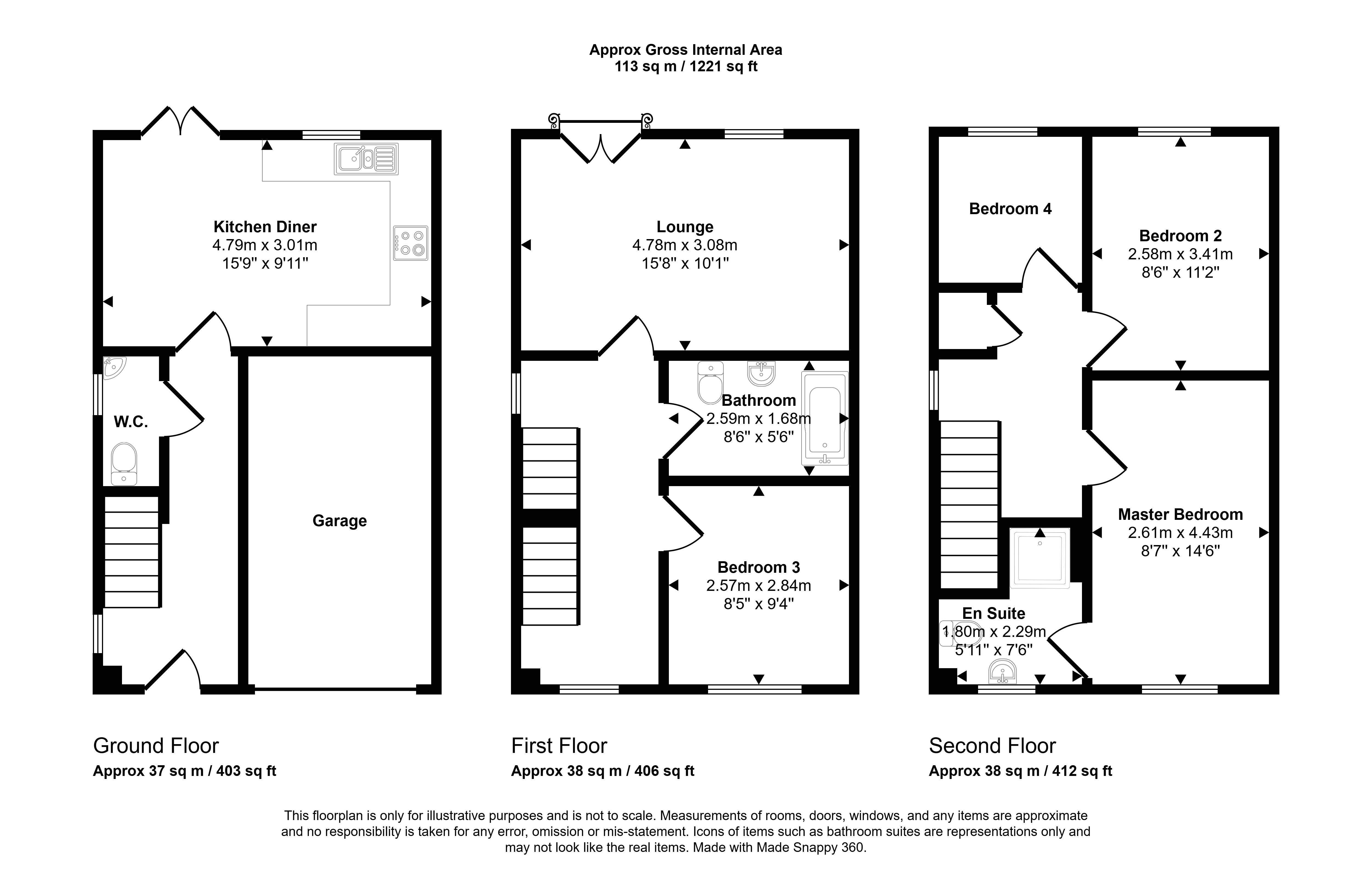 40, Harvey Avenue, Durham floorplan