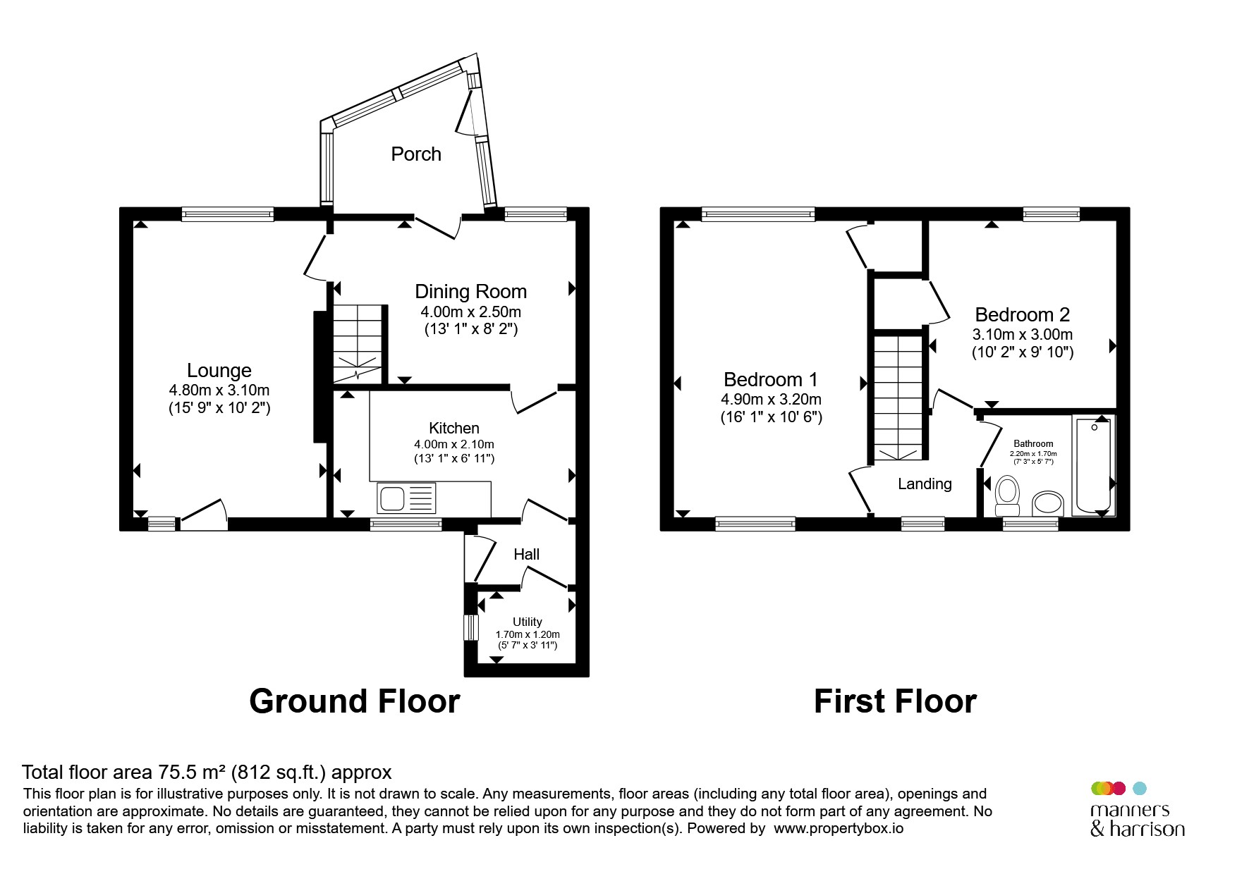 7, Harvey Walk, Hartlepool floorplan
