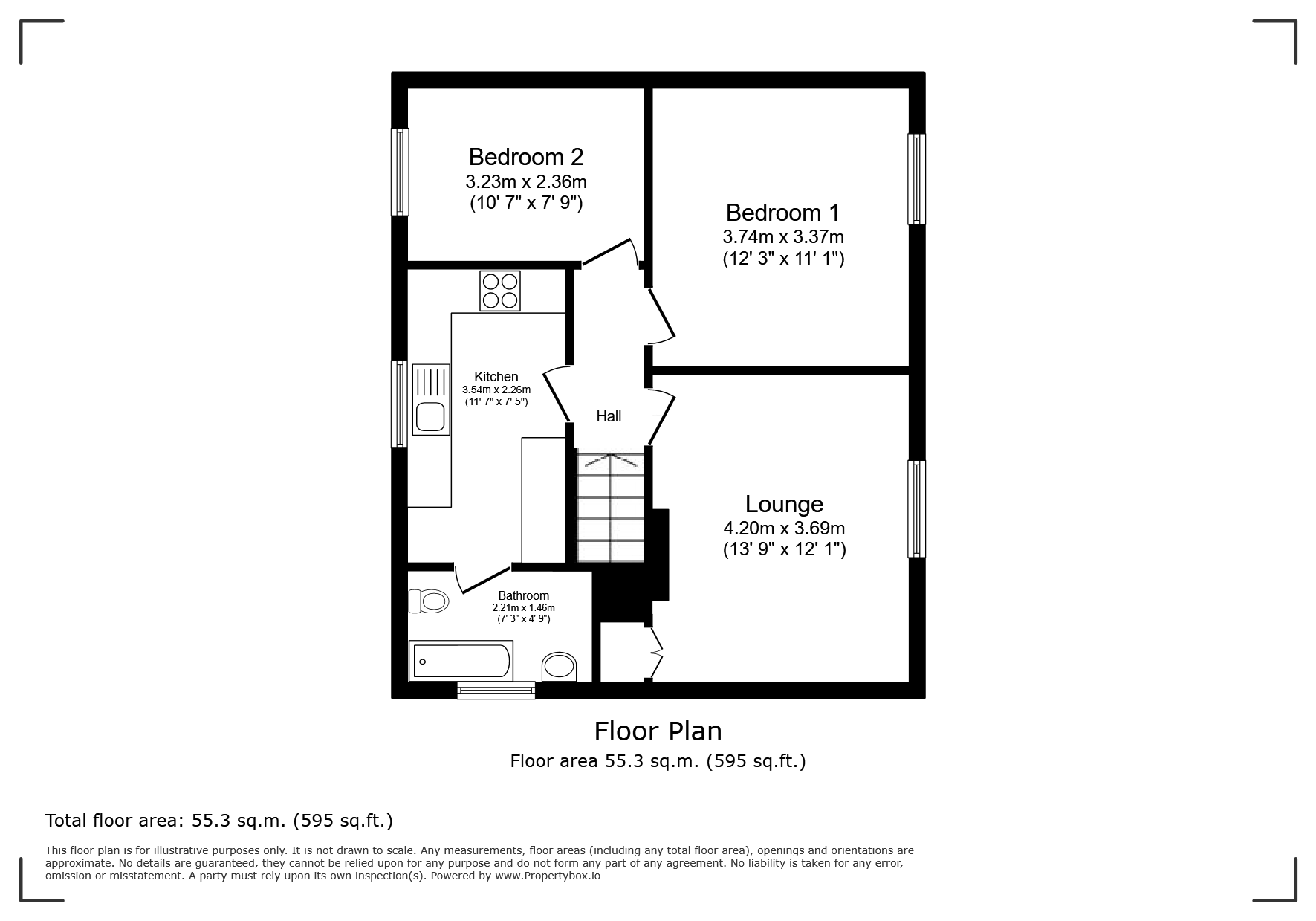 22, Crieff Grove, Jarrow floorplan