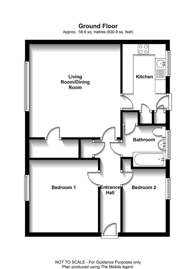 2 Bedrooms Flat to rent in Fison Road, Cambridge CB5