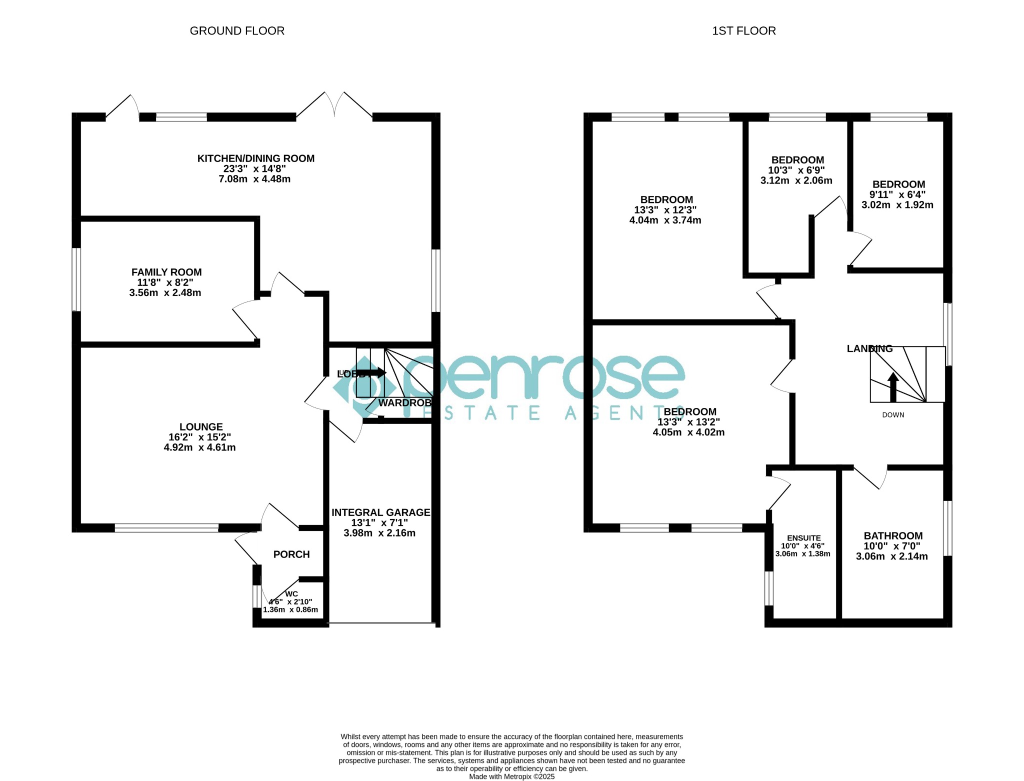 7, Evergreen Way, Luton floorplan