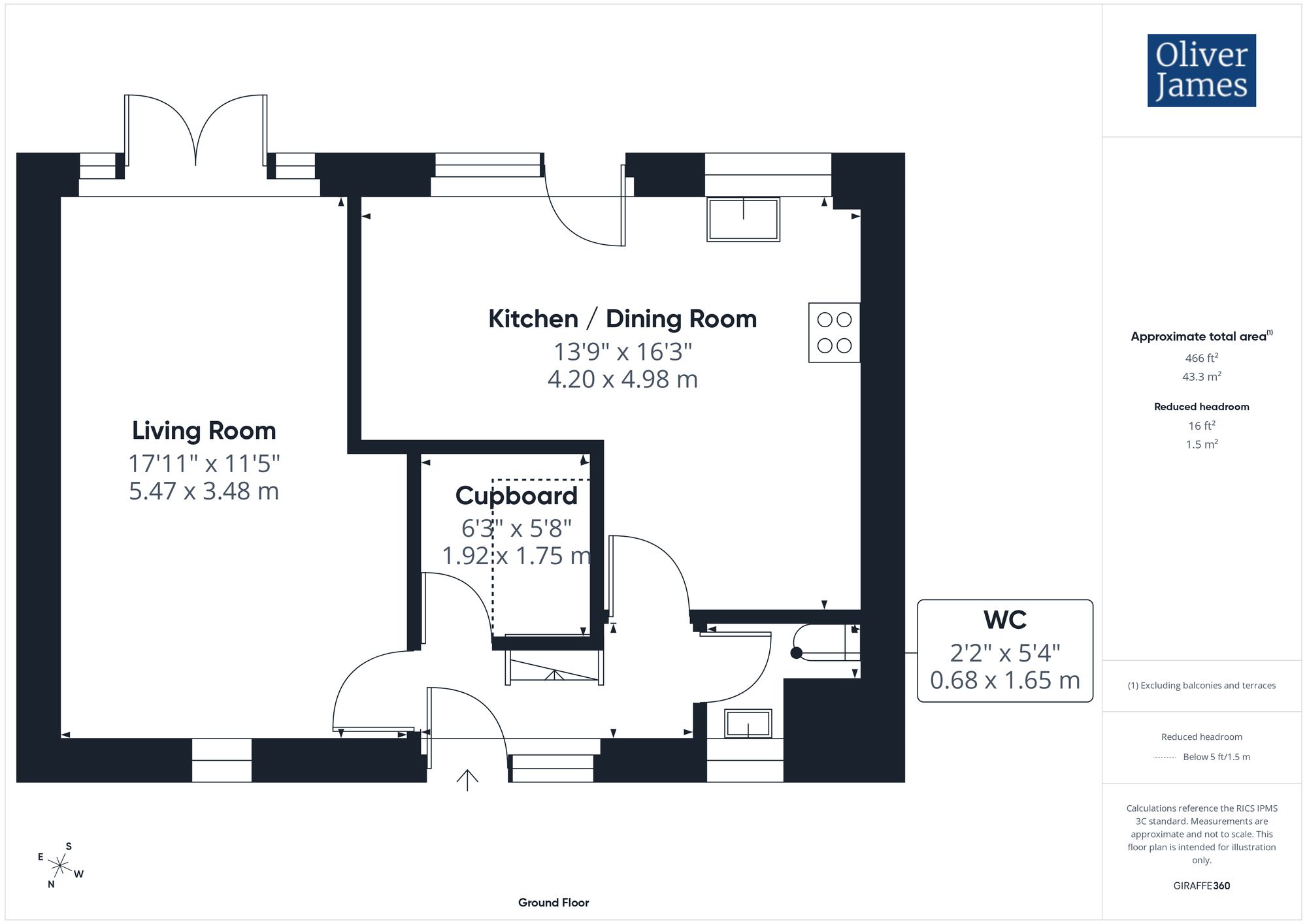 49, Odecroft, Peterborough. floorplan