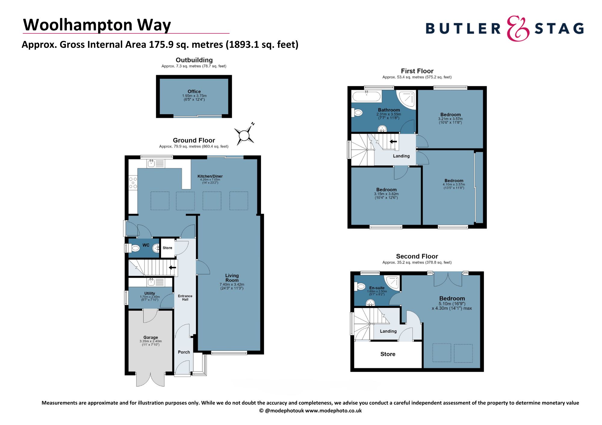 19 Woolhampton Way, Chigwell floorplan